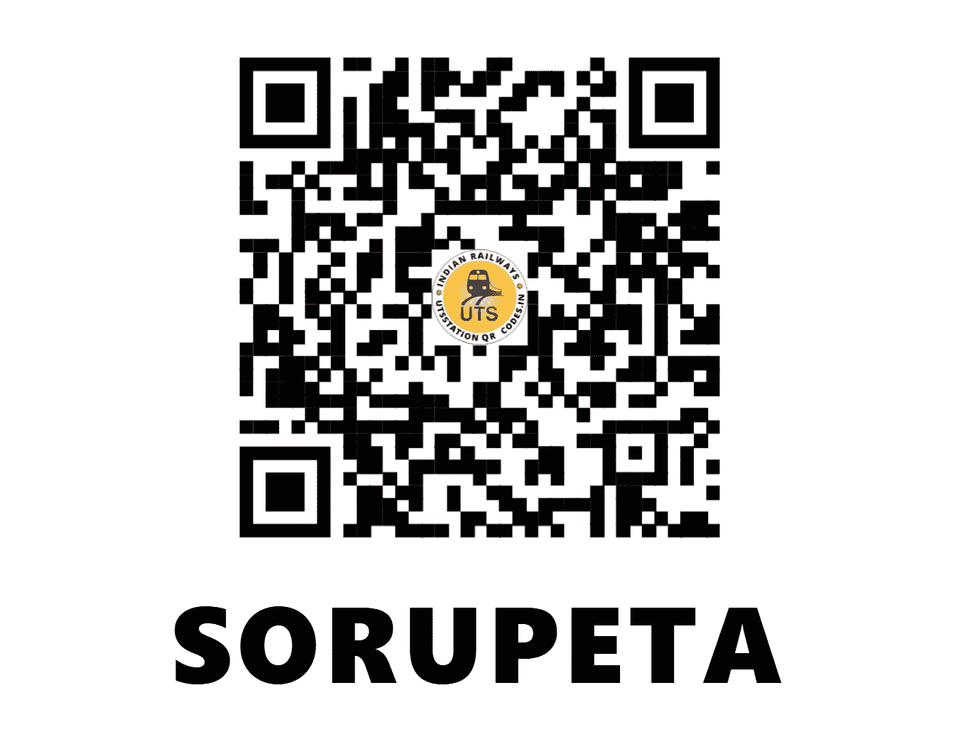 UTS QR Code for SORUPETA - SPQ (NF - ASSAM)