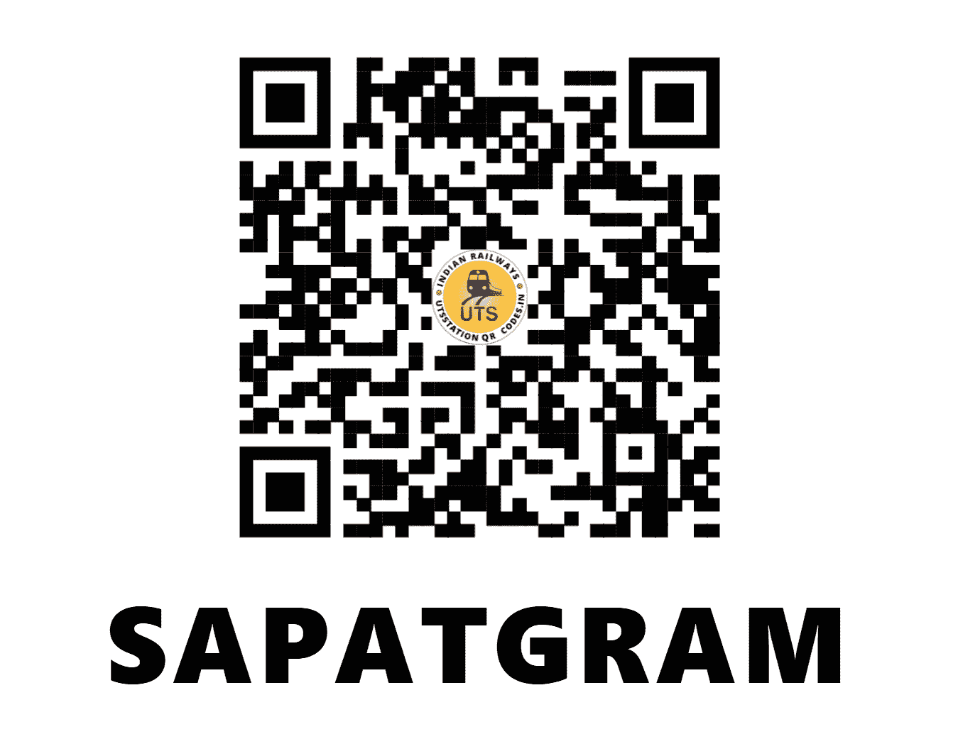 UTS QR Code for SAPATGRAM - SPX (NF - ASSAM)