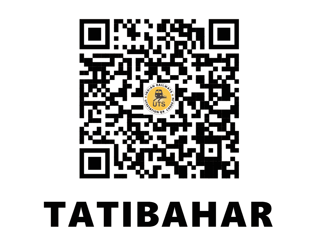 UTS QR Code for TATIBAHAR - TBH (NF - ASSAM)