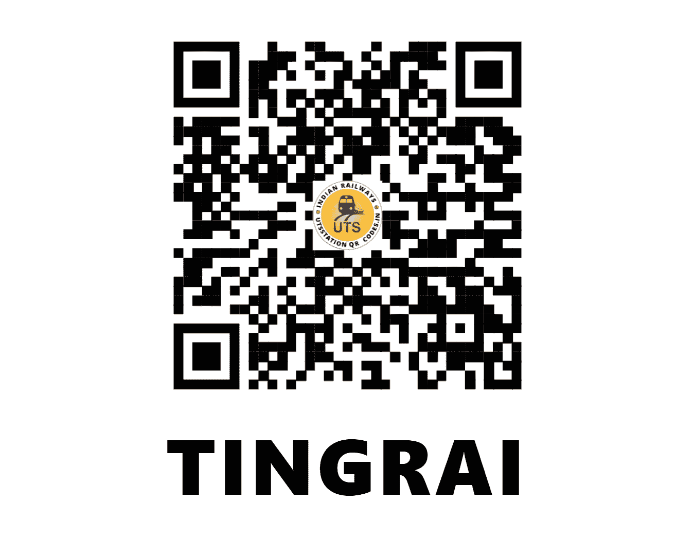 UTS QR Code for TINGRAI - TII (NF - ASSAM)