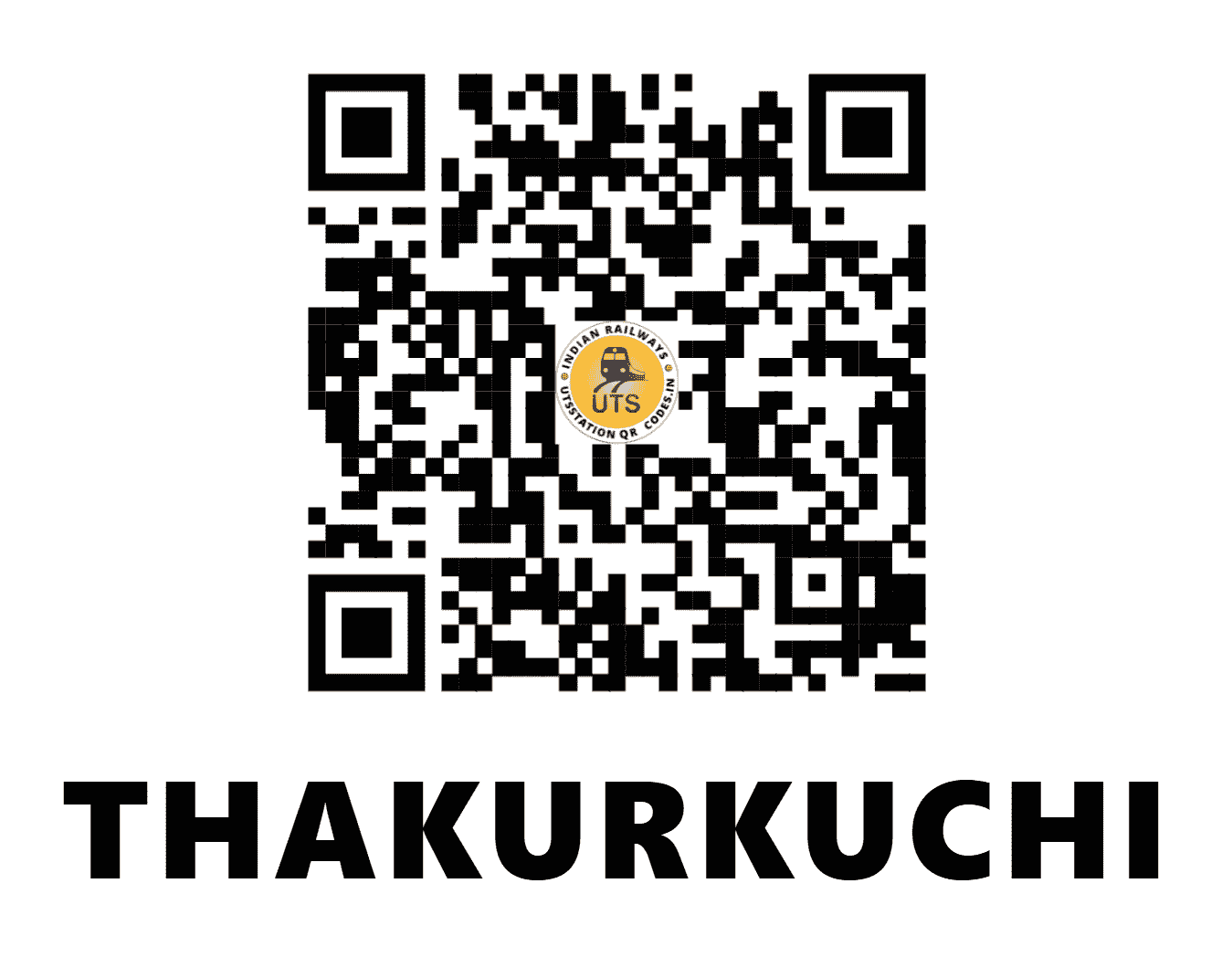 UTS QR Code for THAKURKUCHI - TKC (NF - ASSAM)
