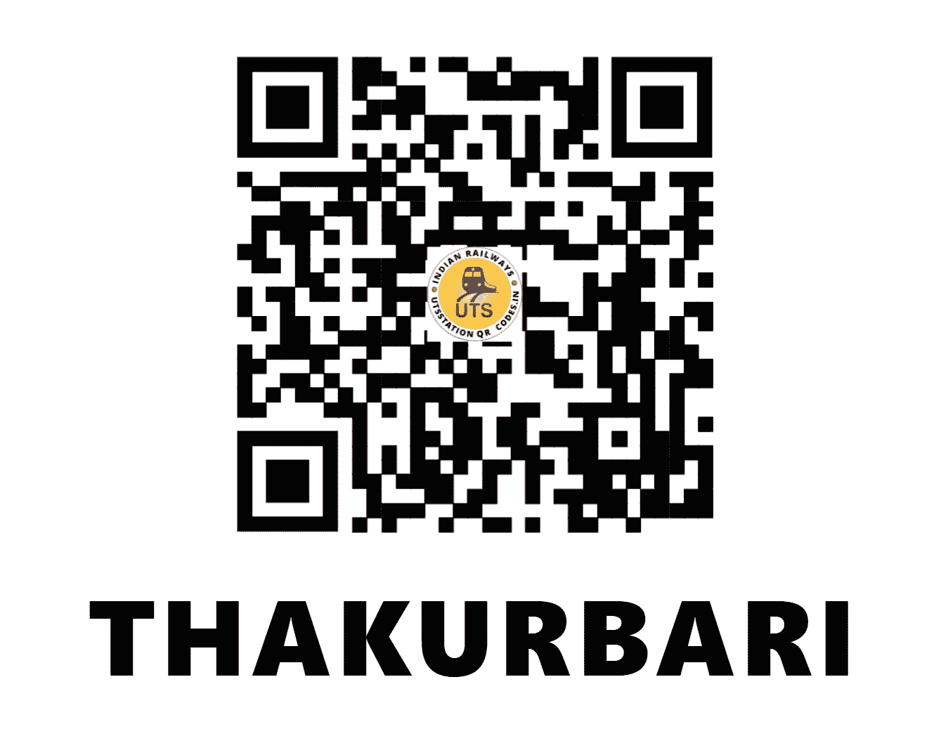UTS QR Code for THAKURBARI - TKTB (NF - ASSAM)