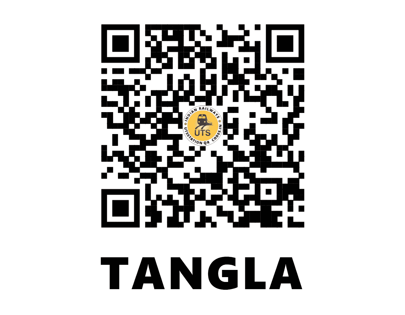 UTS QR Code for TANGLA - TNL (NF - ASSAM)