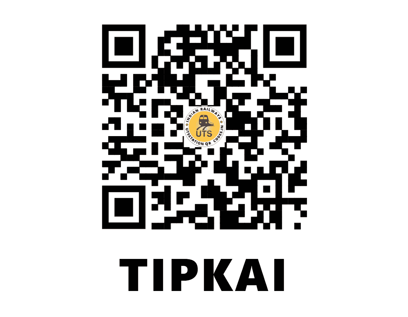 UTS QR Code for TIPKAI - TPK (NF - ASSAM)