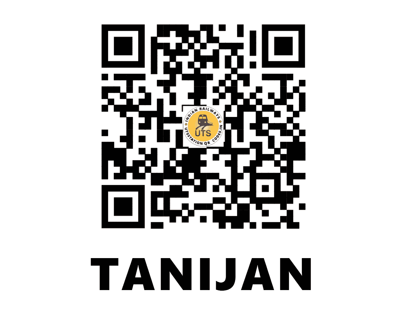 UTS QR Code for TANIJAN - TUJ (NF - ASSAM)
