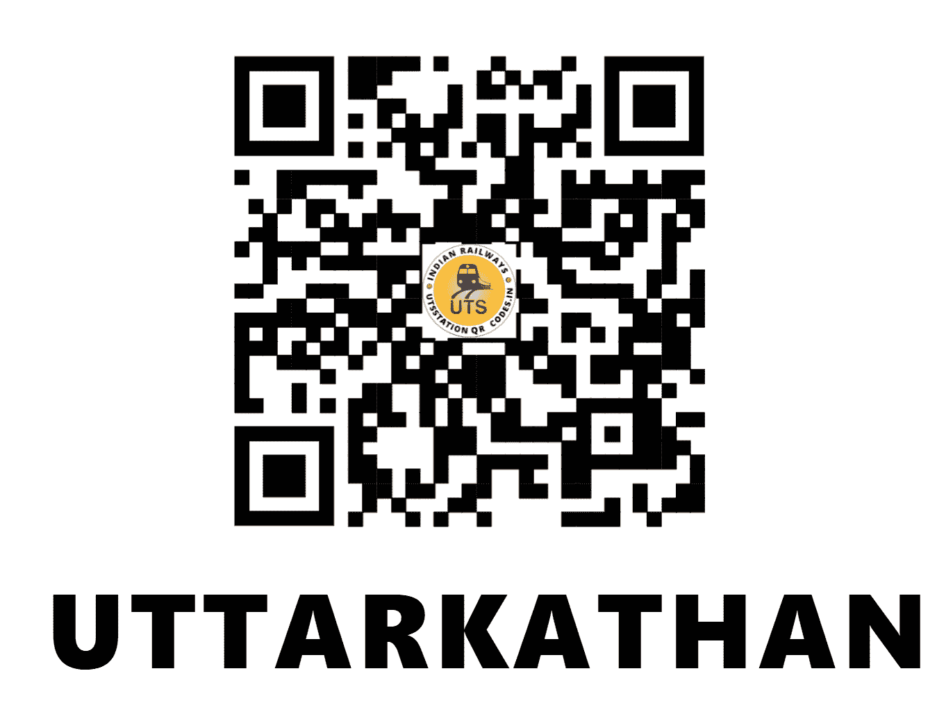 UTS QR Code for UTTARKATHANI - UKE (NF - ASSAM)