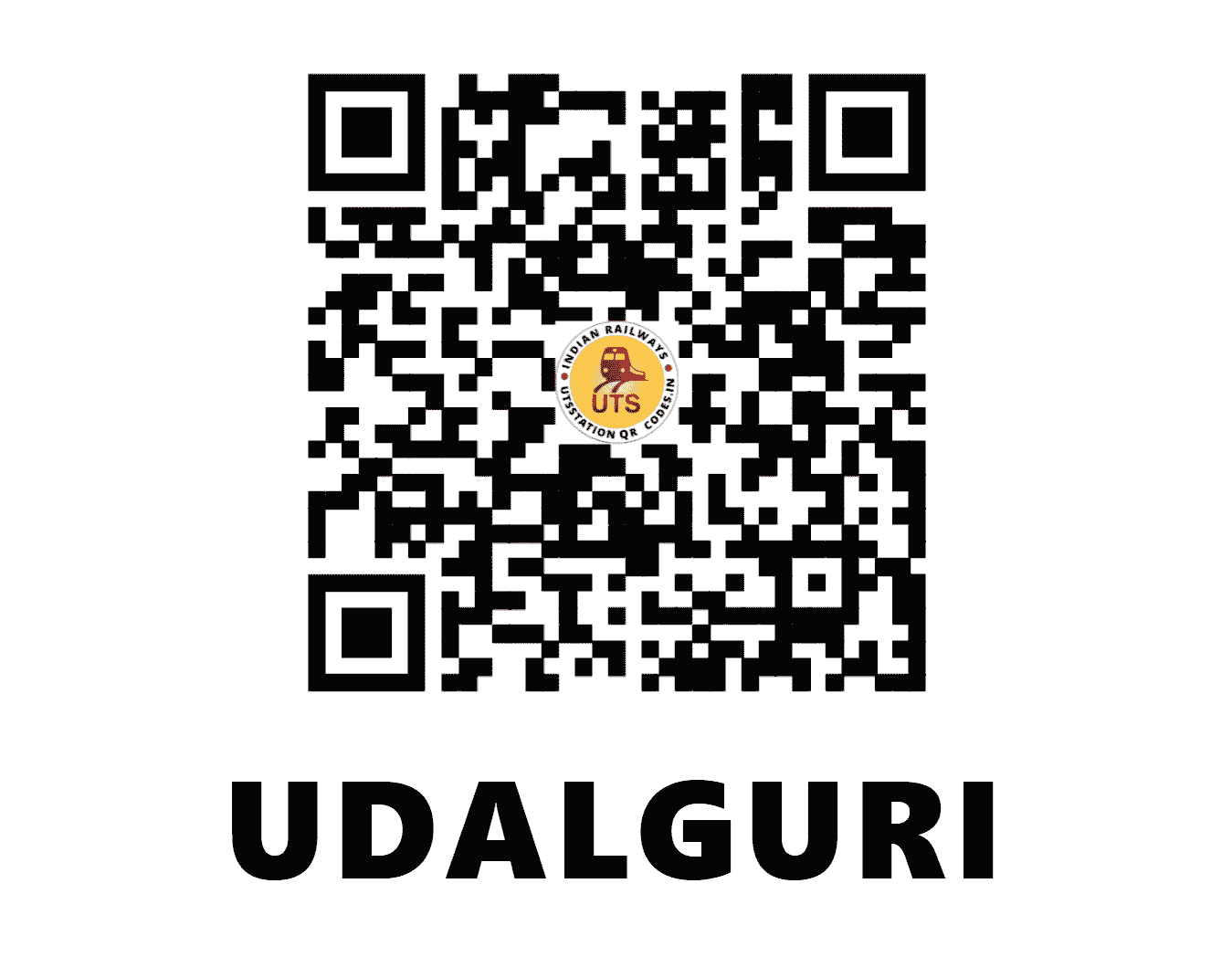 UTS QR Code for UDALGURI - ULG (NF - ASSAM)