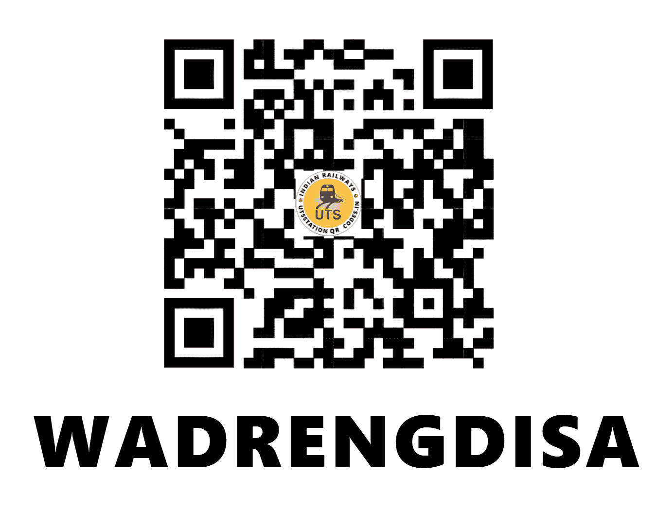 UTS QR Code for WADRENGDISA - WDA (NF - ASSAM)