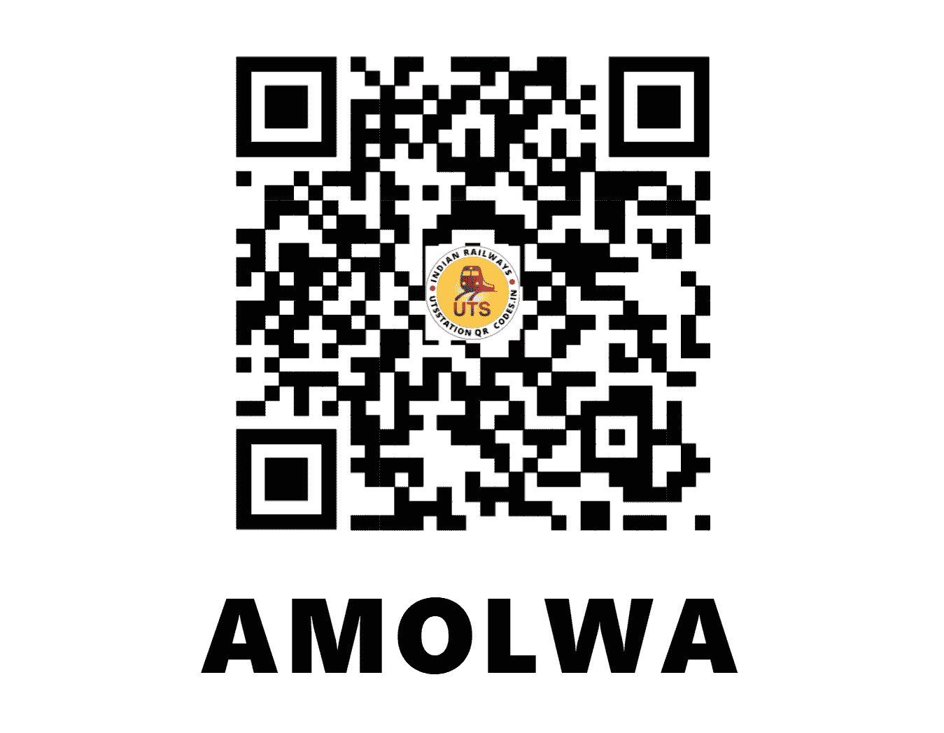 UTS QR Code for AMOLWA - AMO (EC - BIHAR)