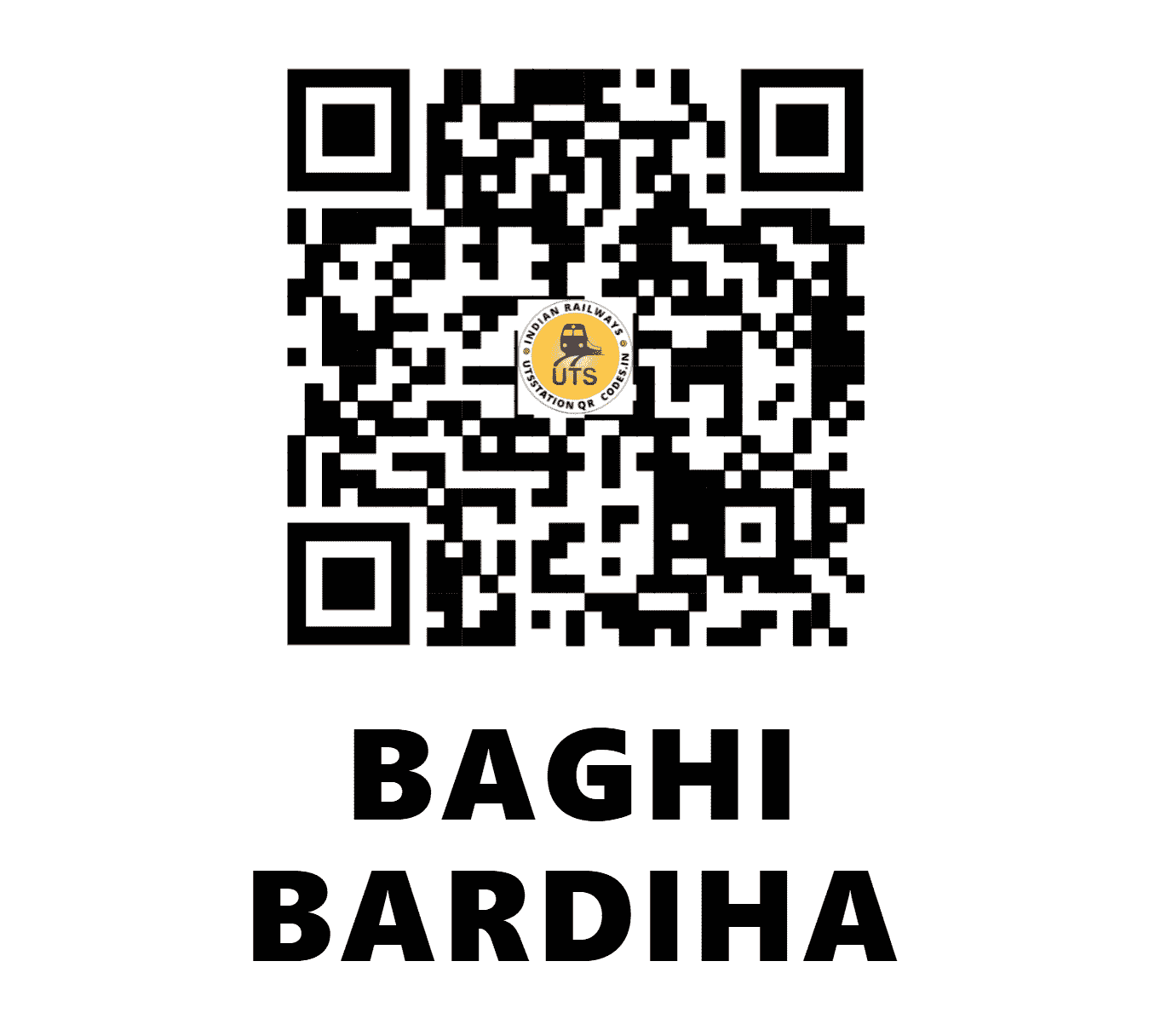 UTS QR Code for BAGHI BARDIHA - BBE (EC - BIHAR)