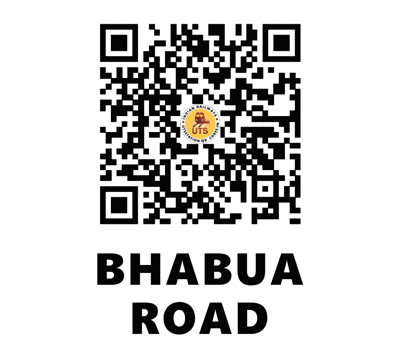 UTS QR Code for BHABUA ROAD - BBU (EC - BIHAR)