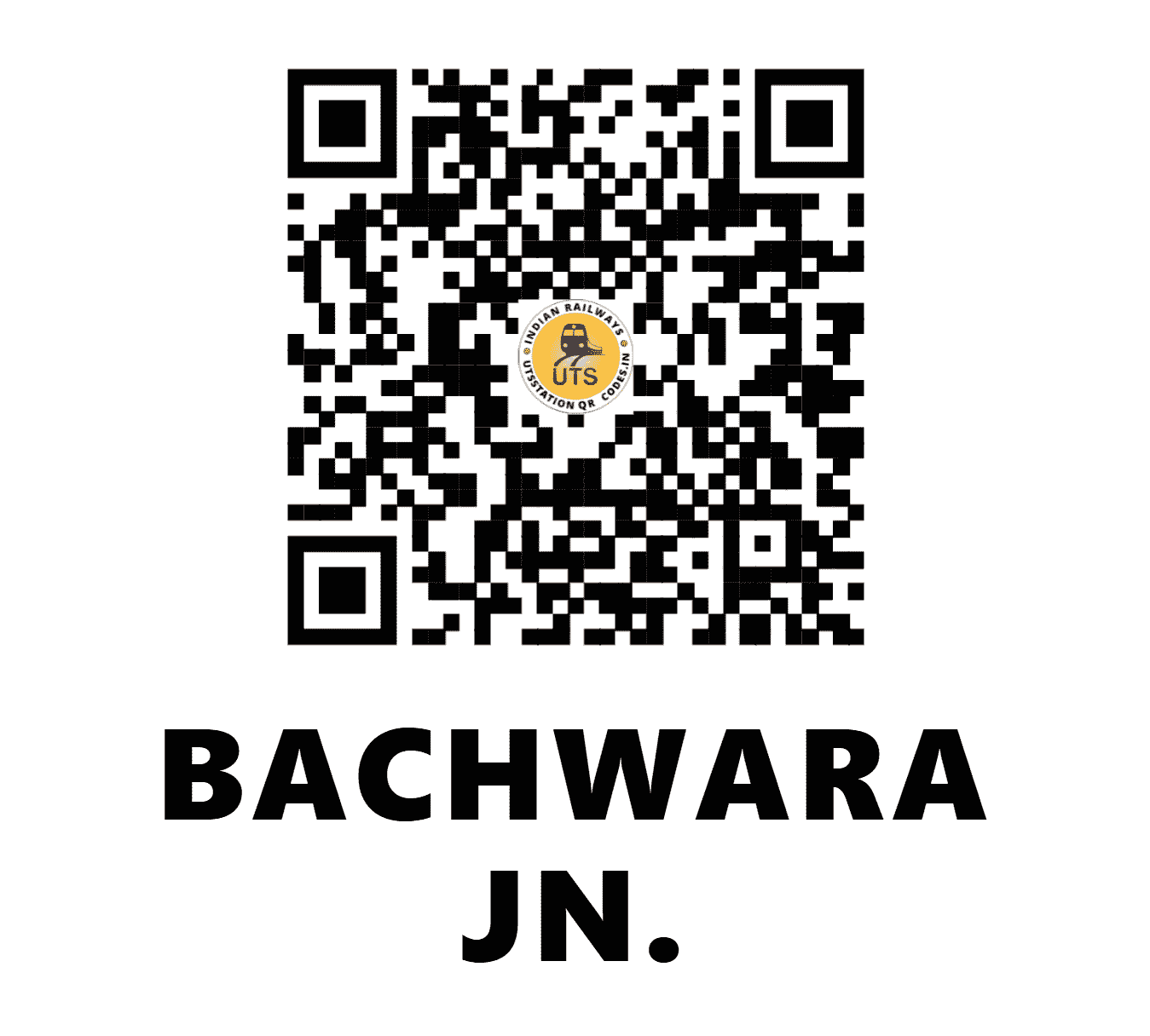 UTS QR Code for BACHWARA JN. - BCA (EC - BIHAR)