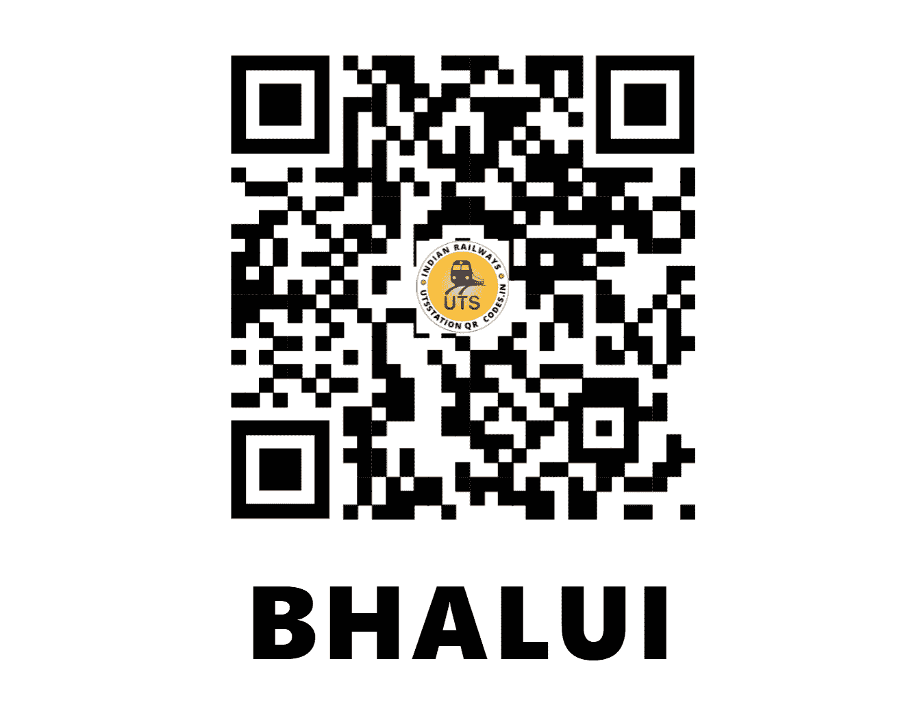 UTS QR Code for BHALUI - BFM (EC - BIHAR)