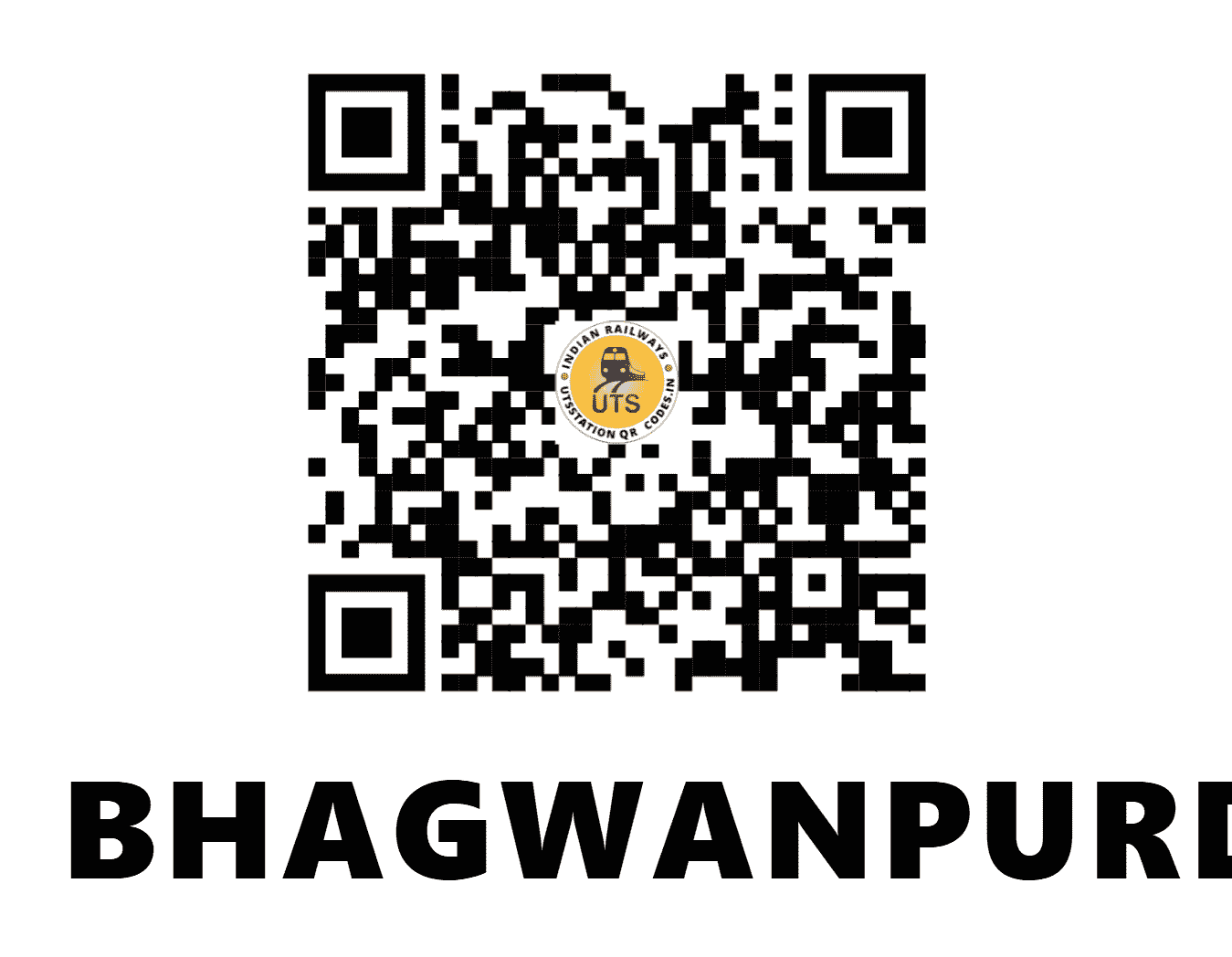 UTS QR Code for BHAGWANPURDESUA - BGDS (EC - BIHAR)