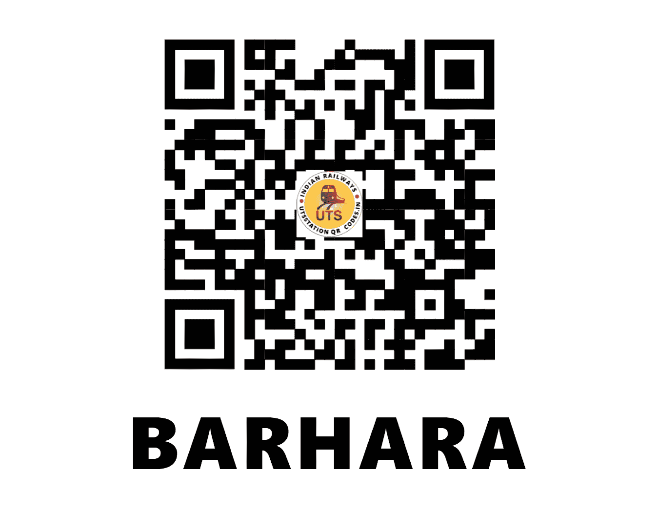 UTS QR Code for BARHARA - BHHT (EC - BIHAR)
