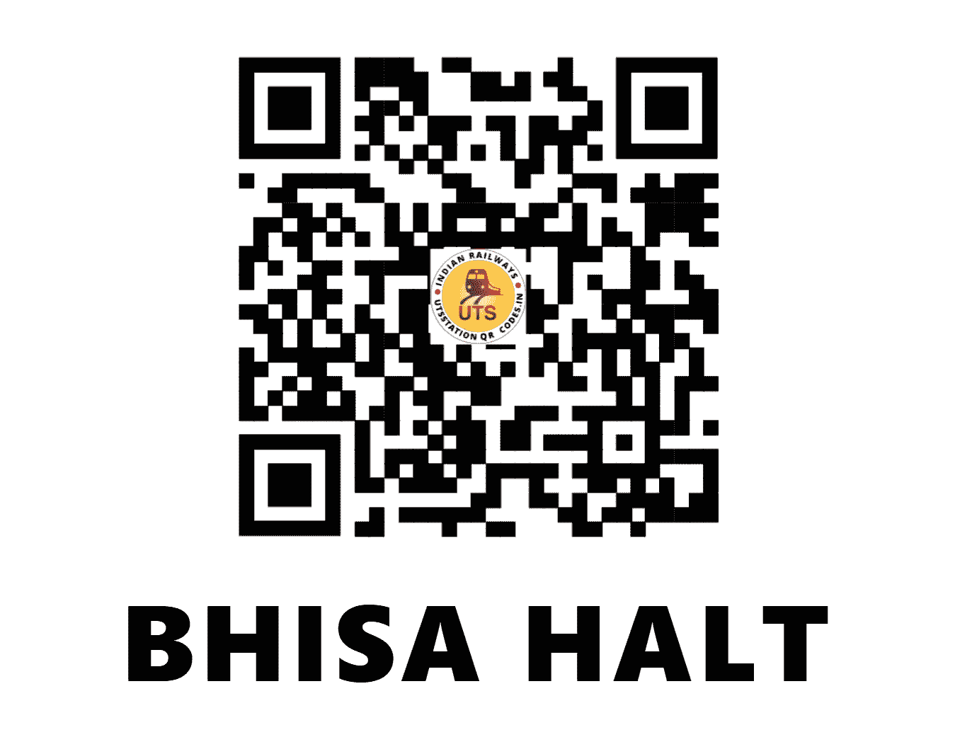 UTS QR Code for BHISA HALT - BHSA (EC - BIHAR)