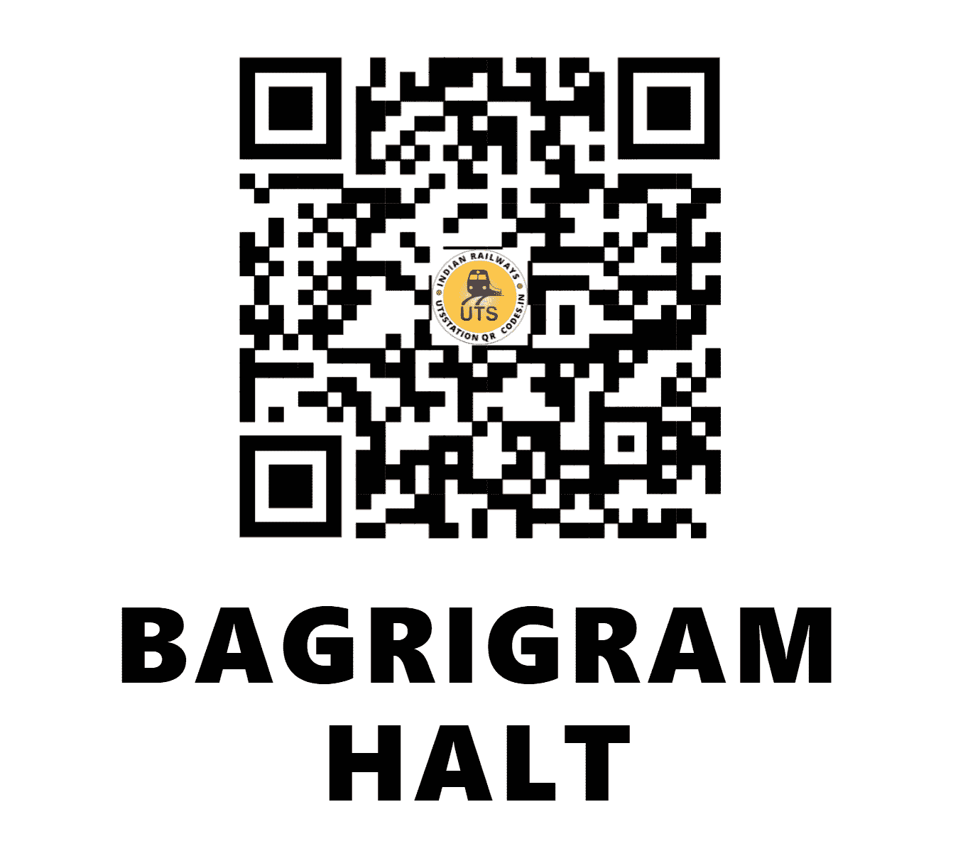 UTS QR Code for BAGRIGRAM HALT - BIGH (EC - BIHAR)