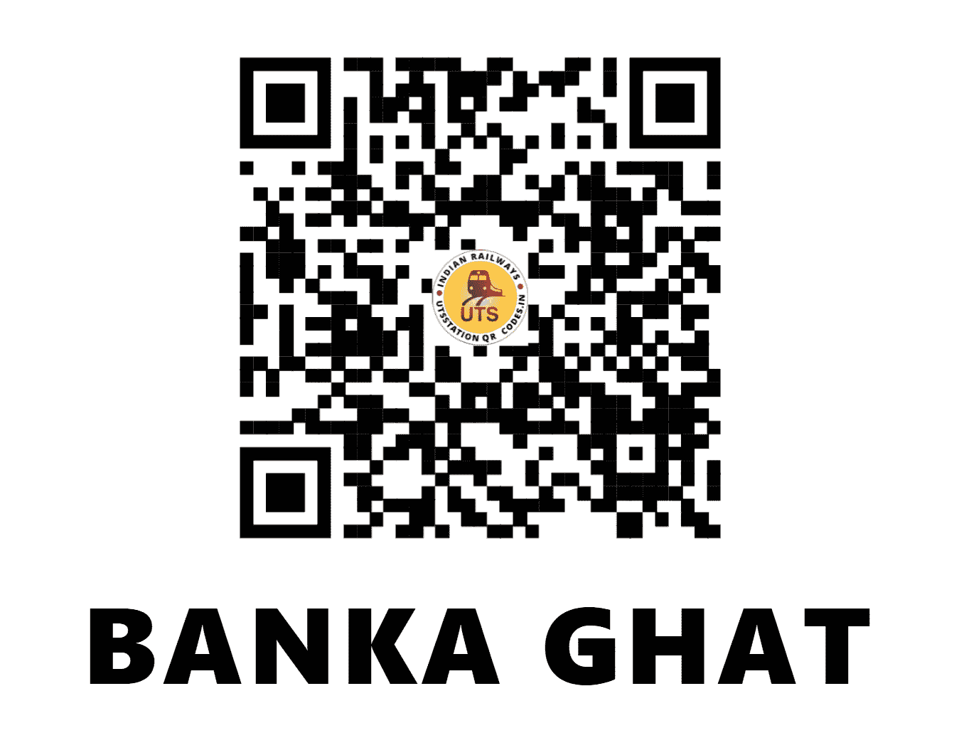 UTS QR Code for BANKA GHAT - BKG (EC - BIHAR)