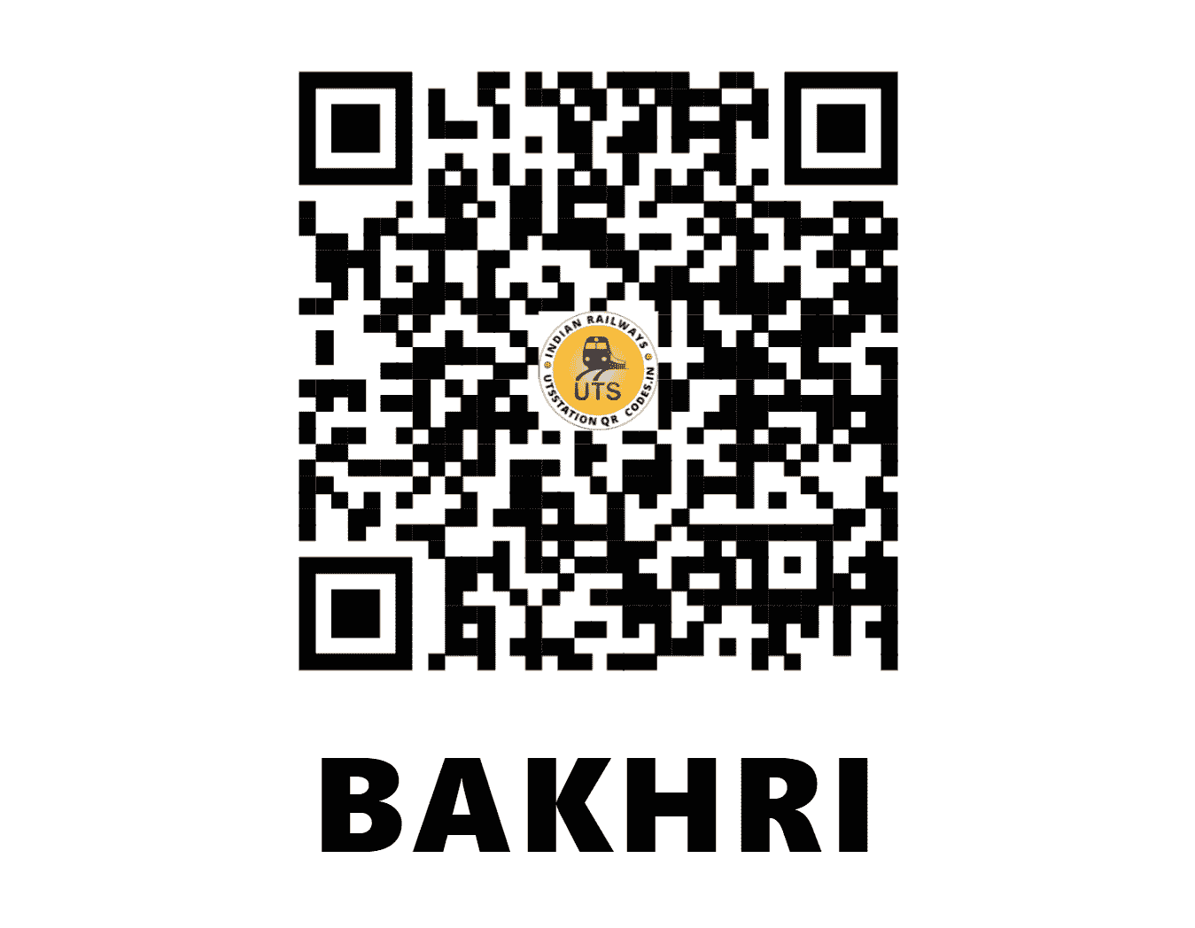 UTS QR Code for BAKHRI - BKHR (EC - BIHAR)