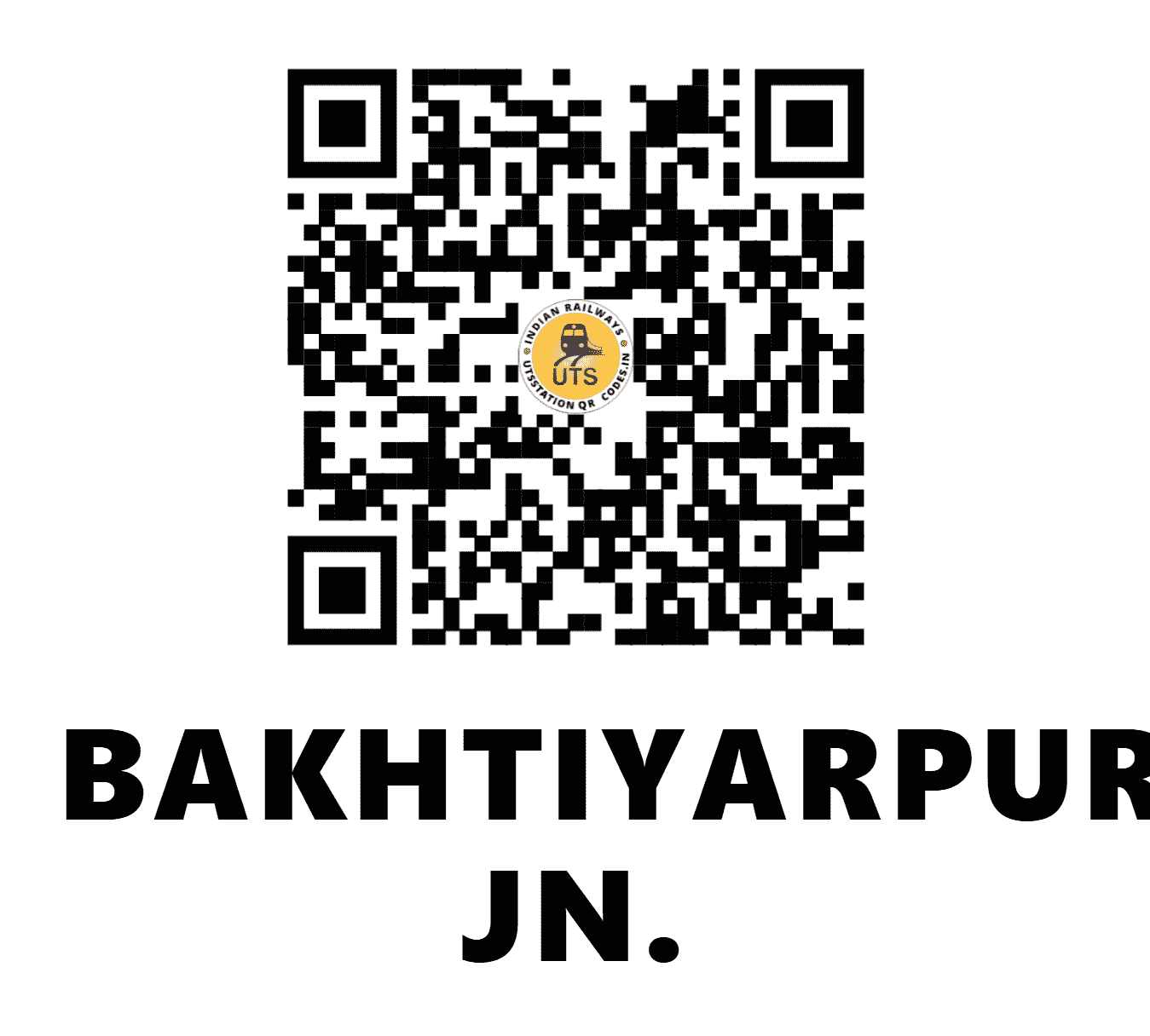 UTS QR Code for BAKHTIYARPUR JN. - BKP (EC - BIHAR)