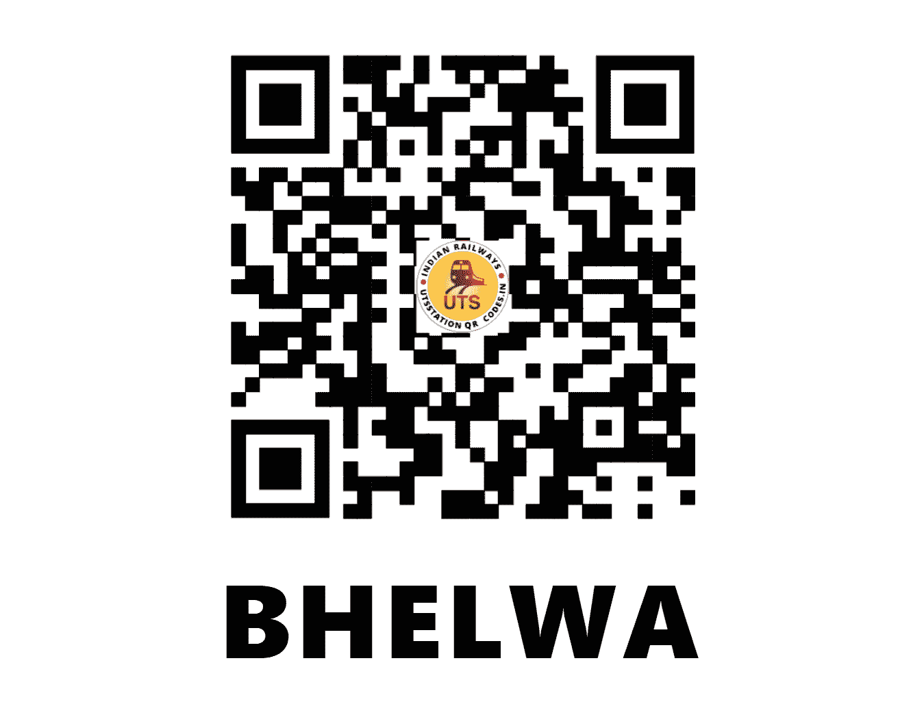 UTS QR Code for BHELWA - BLV (EC - BIHAR)