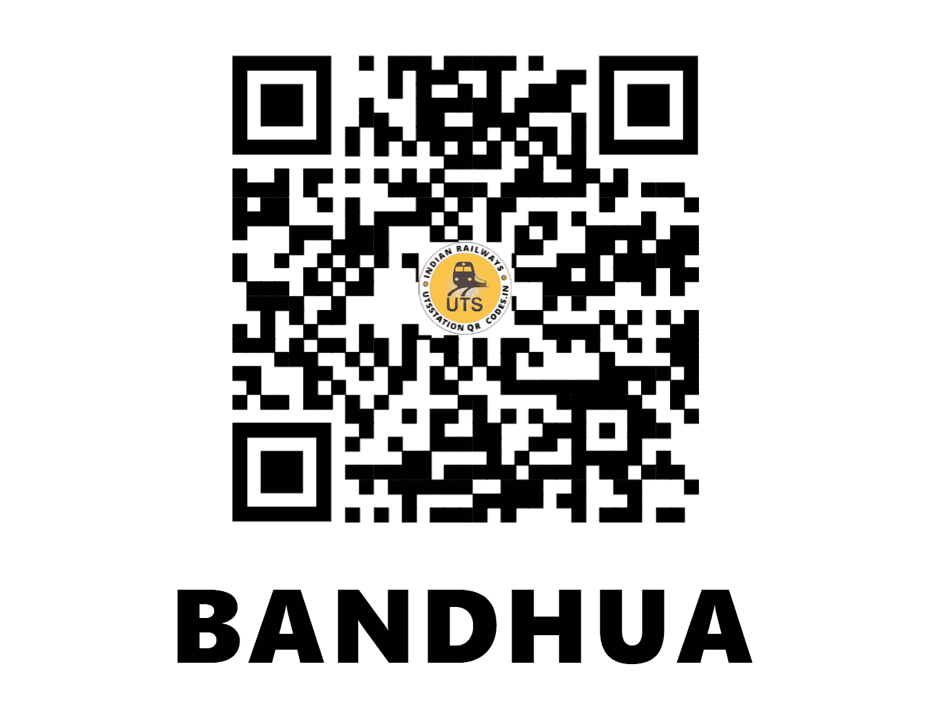 UTS QR Code for BANDHUA - BNF (EC - BIHAR)