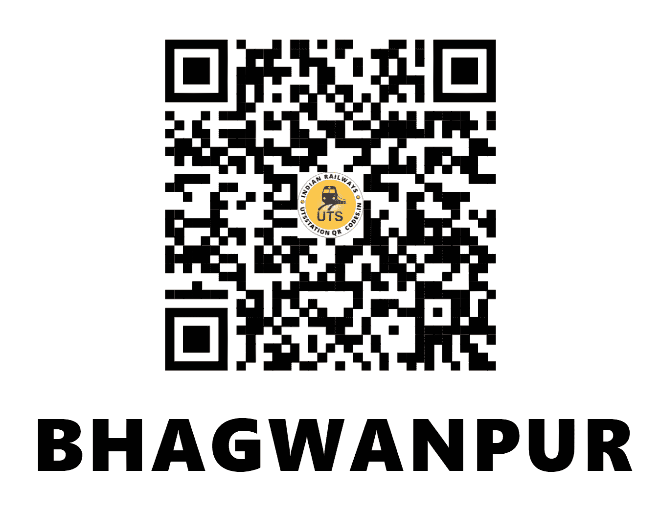 UTS QR Code for BHAGWANPUR - BNR (EC - BIHAR)