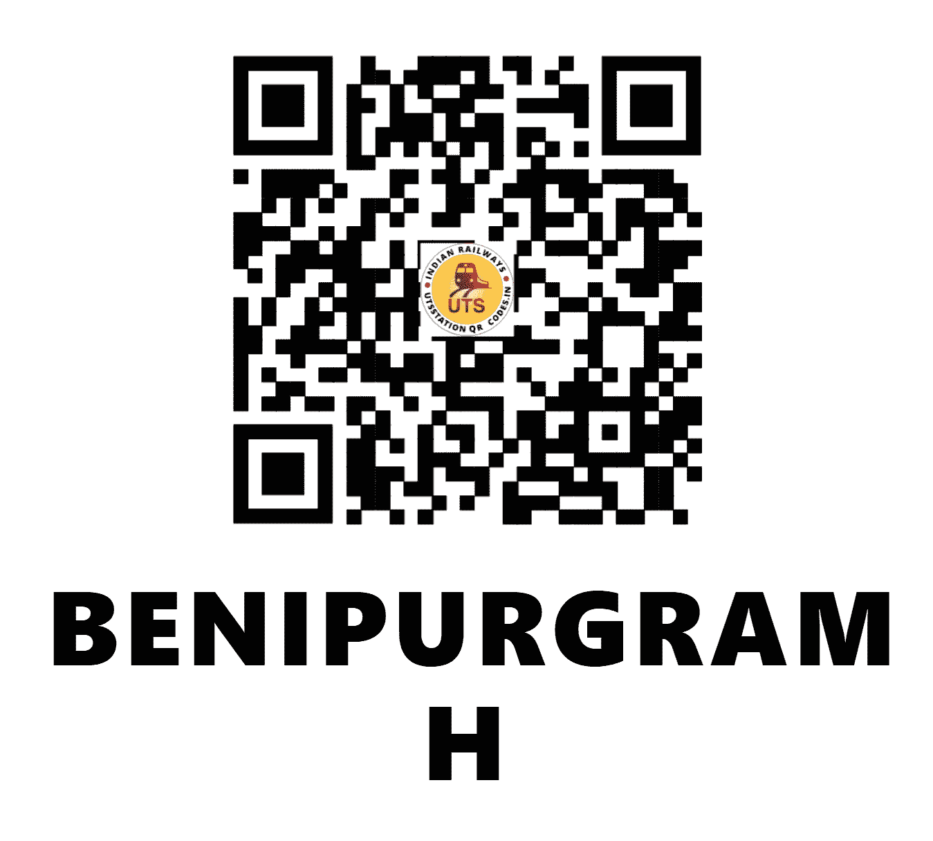 UTS QR Code for BENIPURGRAM H - BPGR (EC - BIHAR)