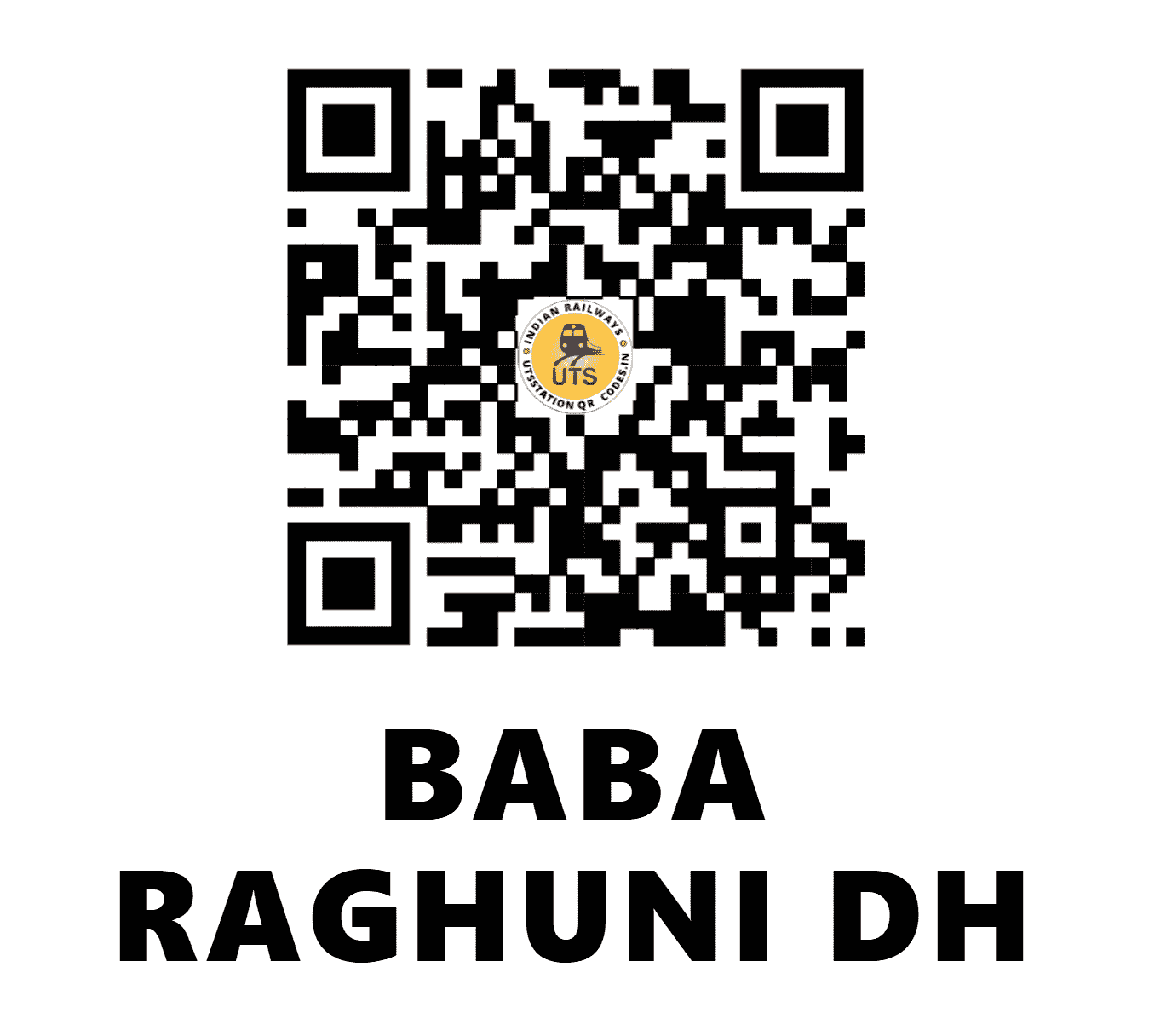 UTS QR Code for BABA RAGHUNI DH - BRHD (EC - BIHAR)