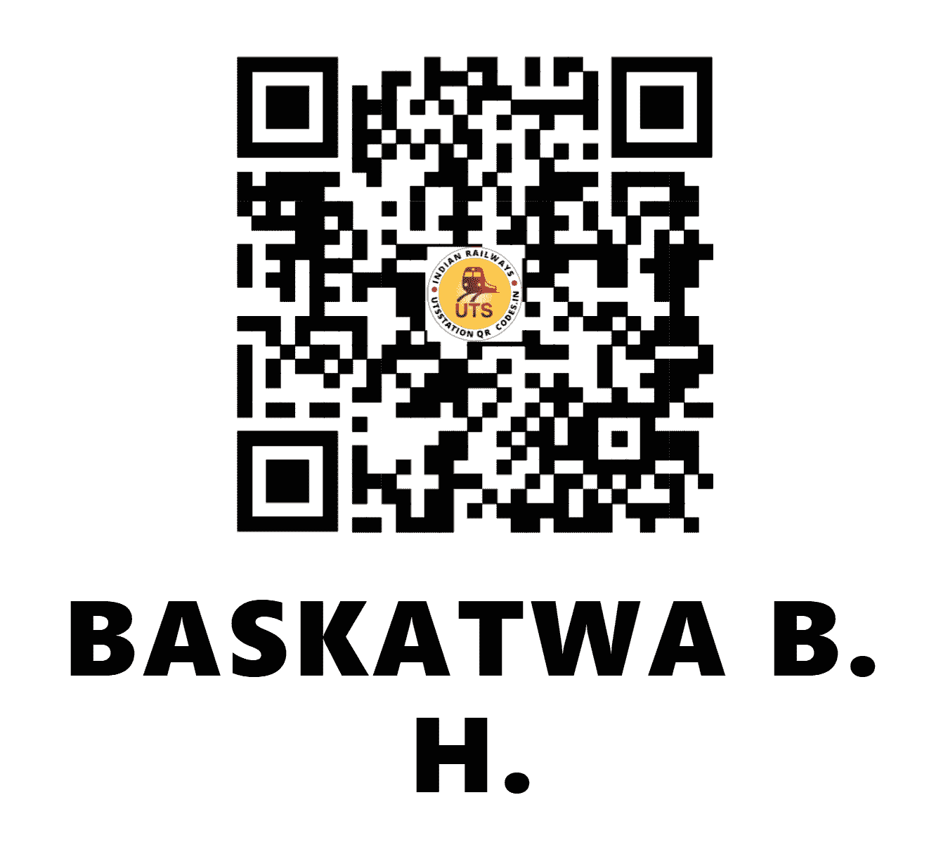 UTS QR Code for BASKATWA B. H. - BSCP (EC - BIHAR)
