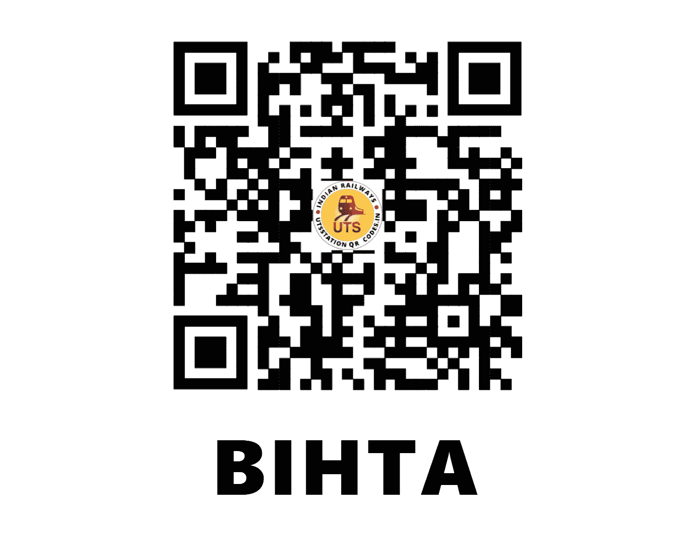 UTS QR Code for BIHTA - BTA (EC - BIHAR)