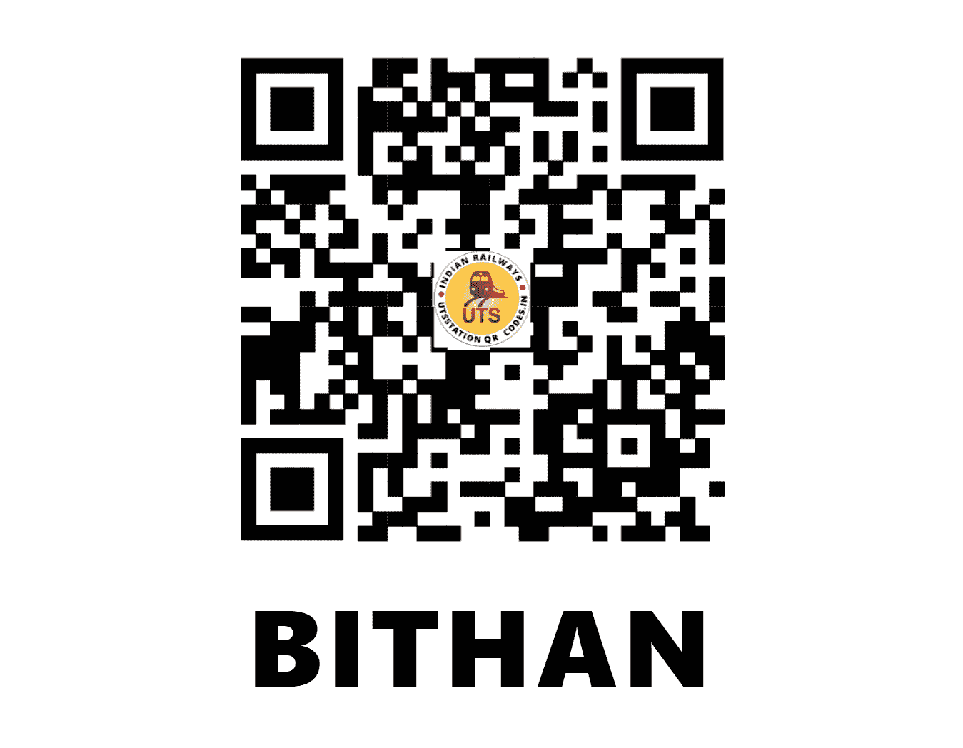 UTS QR Code for BITHAN - BTHN (EC - BIHAR)