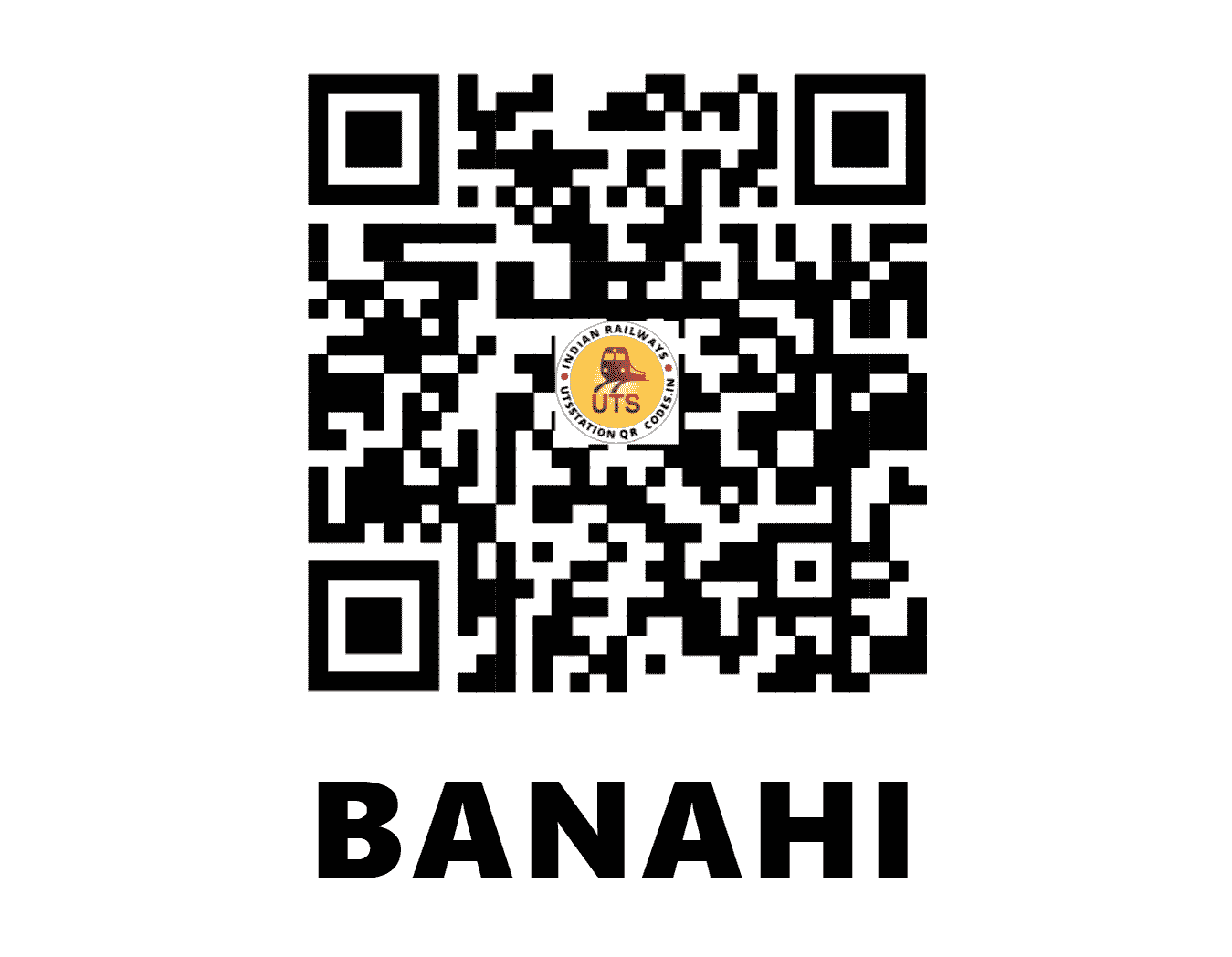 UTS QR Code for BANAHI - BYN (EC - BIHAR)