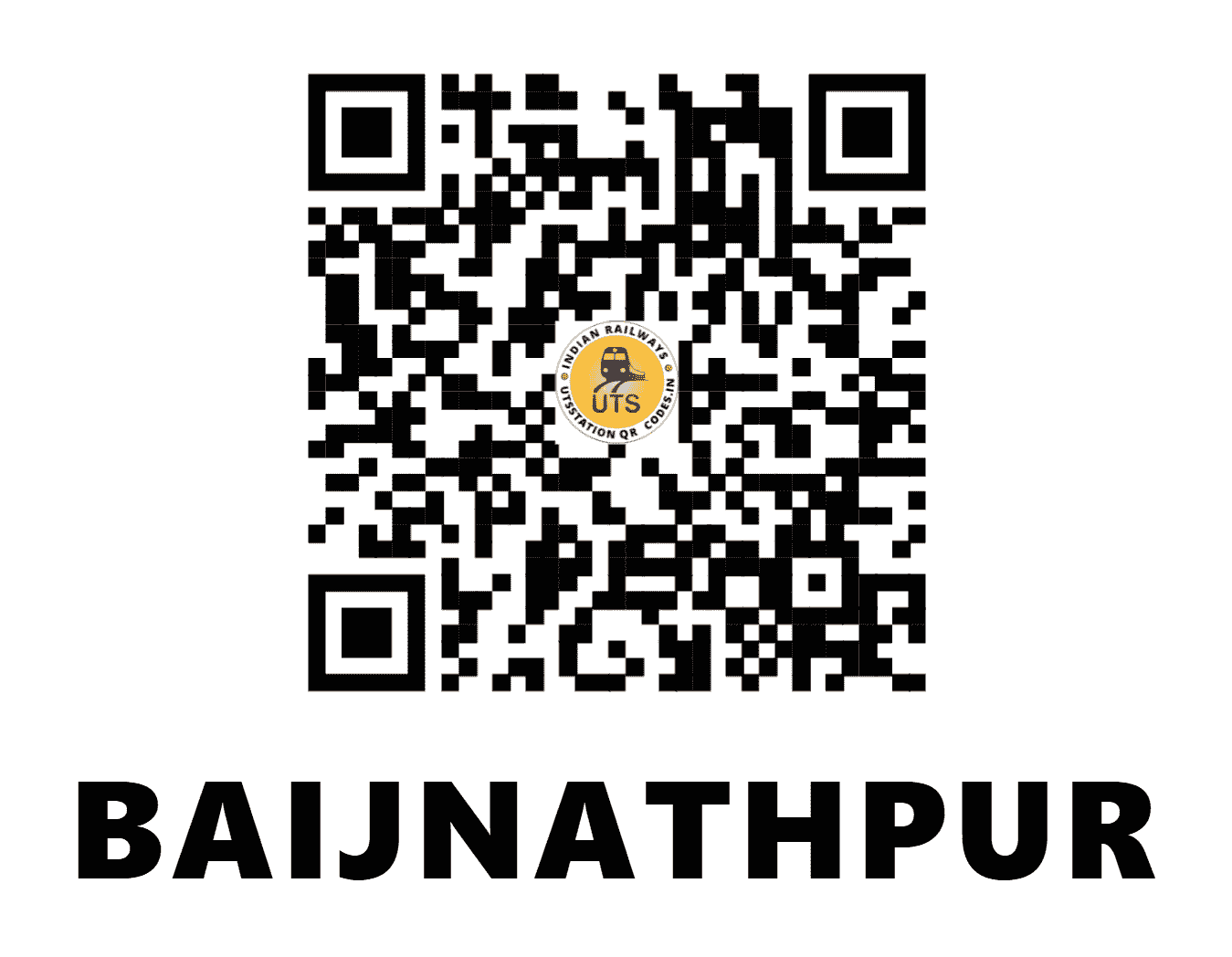 UTS QR Code for BAIJNATHPUR - BYP (EC - BIHAR)