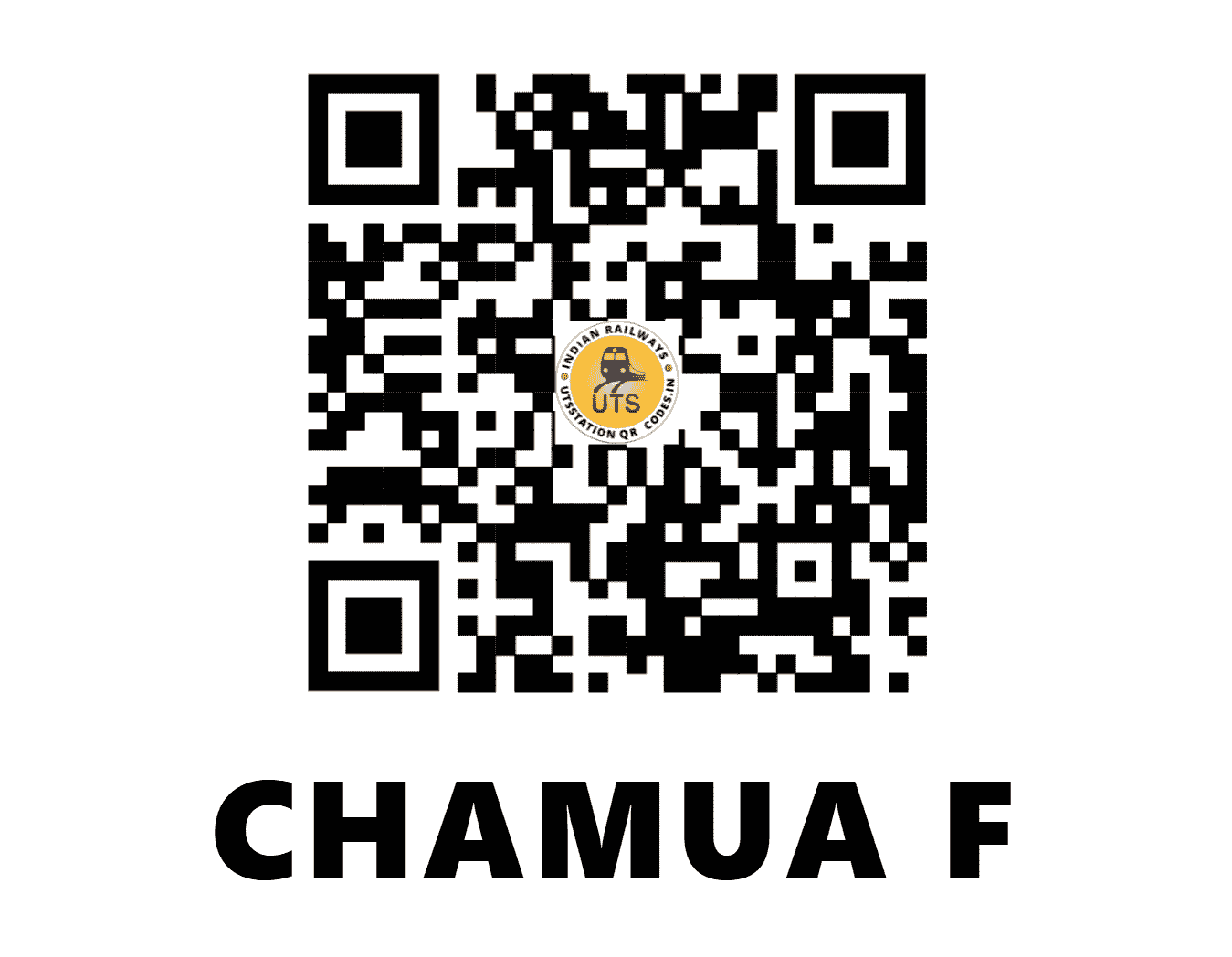 UTS QR Code for CHAMUA F - CAMU (EC - BIHAR)