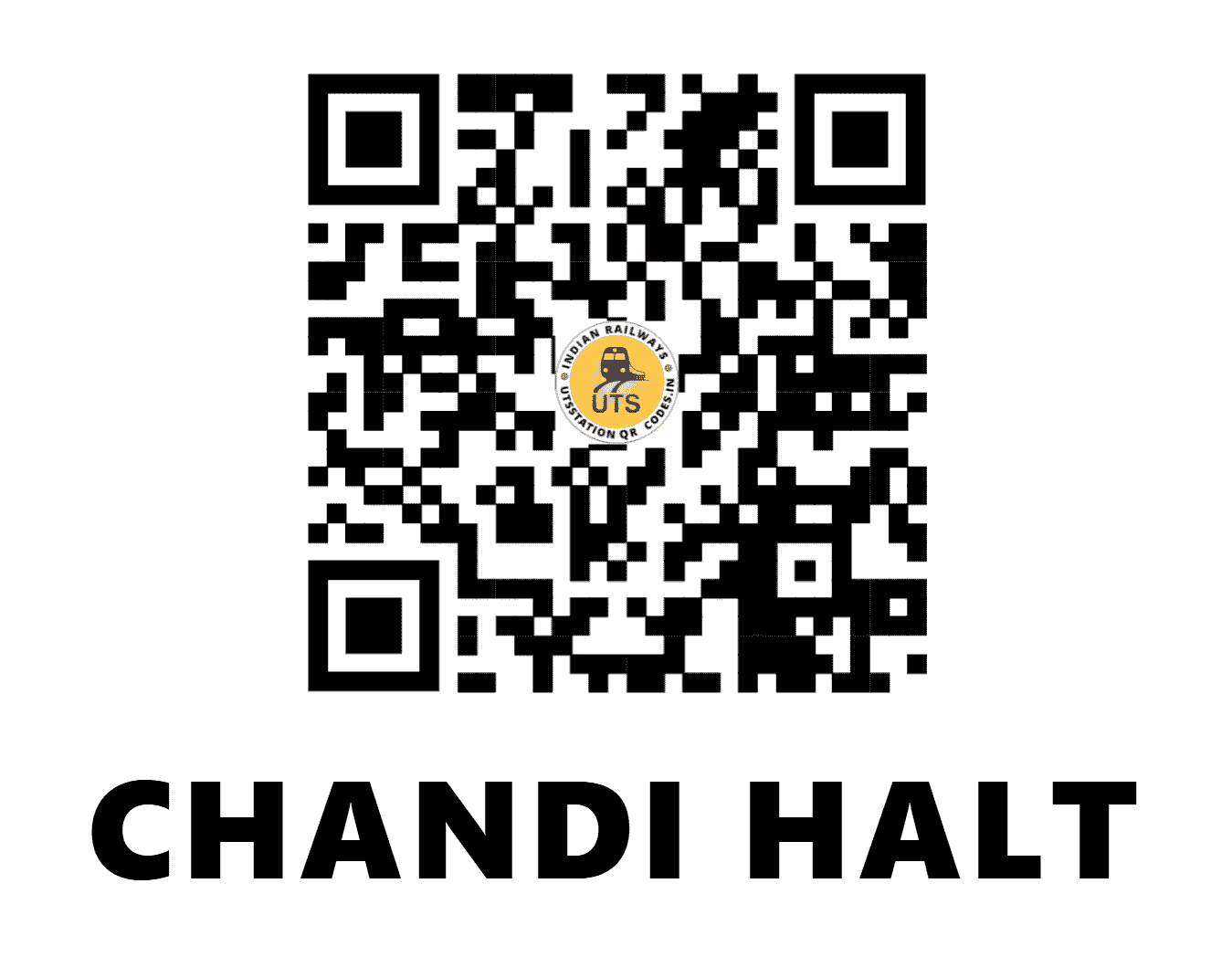 UTS QR Code for CHANDI HALT - CNDI (EC - BIHAR)