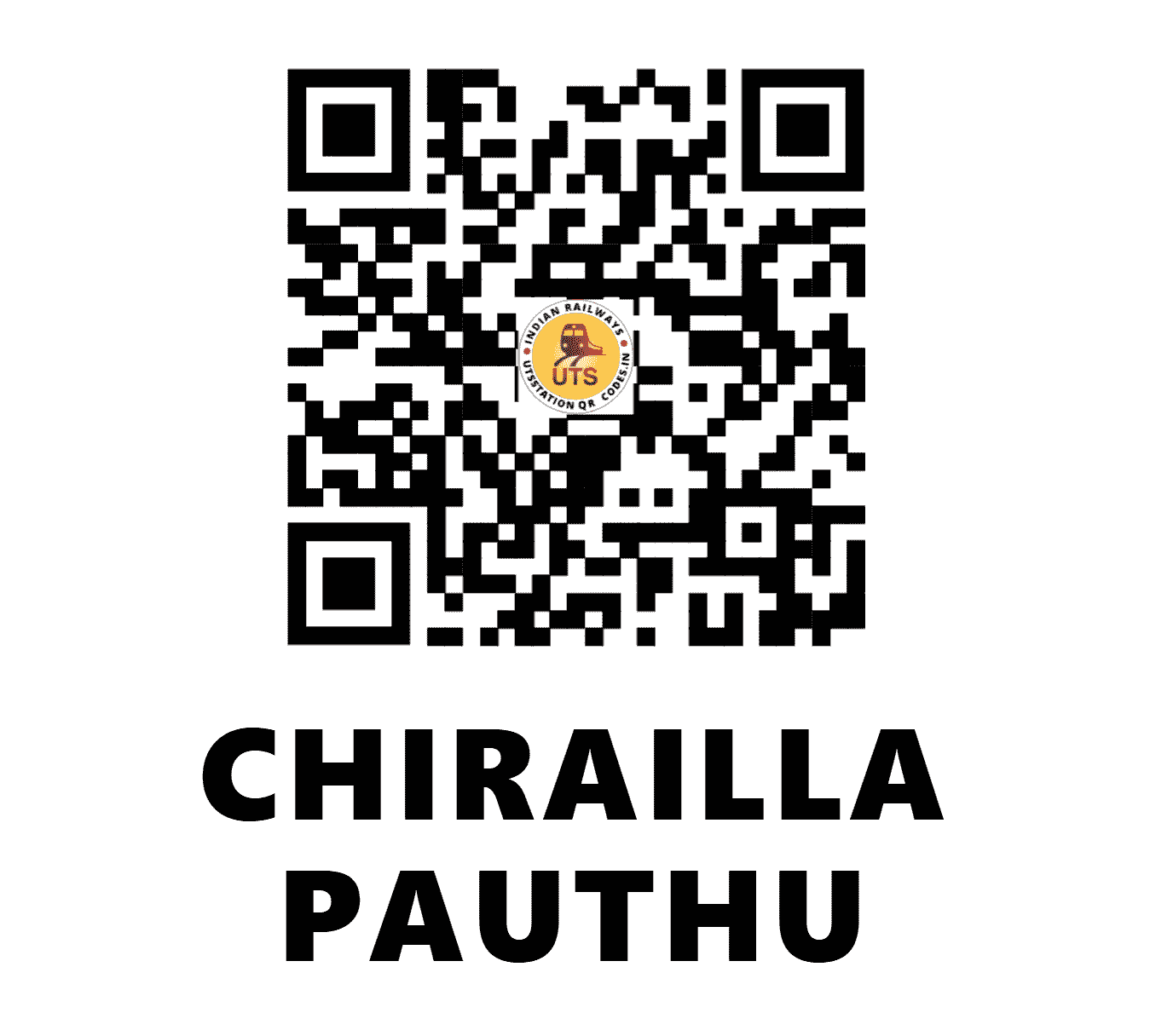 UTS QR Code for CHIRAILLA PAUTHU - CPBH (EC - BIHAR)