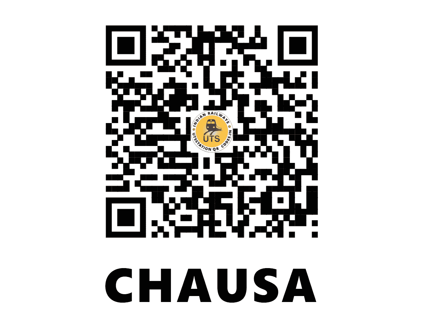 UTS QR Code for CHAUSA - CSA (EC - BIHAR)