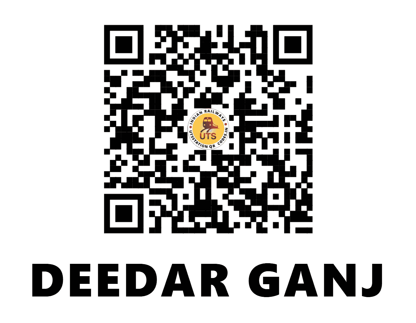 UTS QR Code for DEEDAR GANJ - DDGJ (EC - BIHAR)