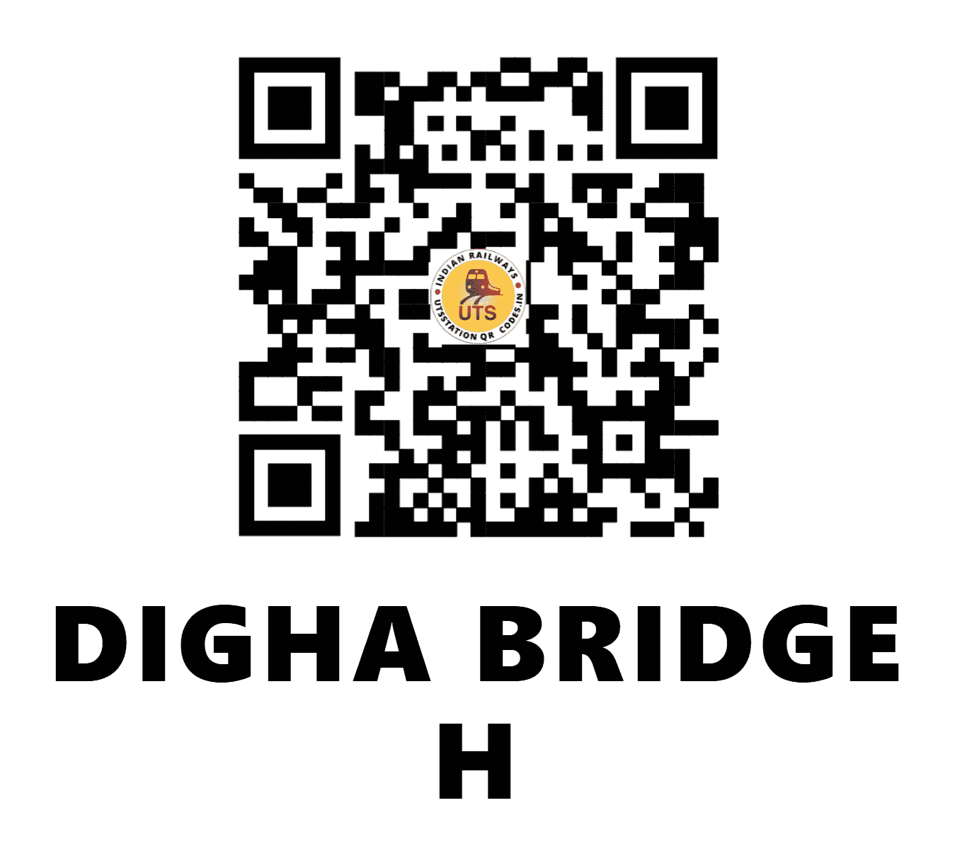 UTS QR Code for DIGHA BRIDGE H - DGBH (EC - BIHAR)