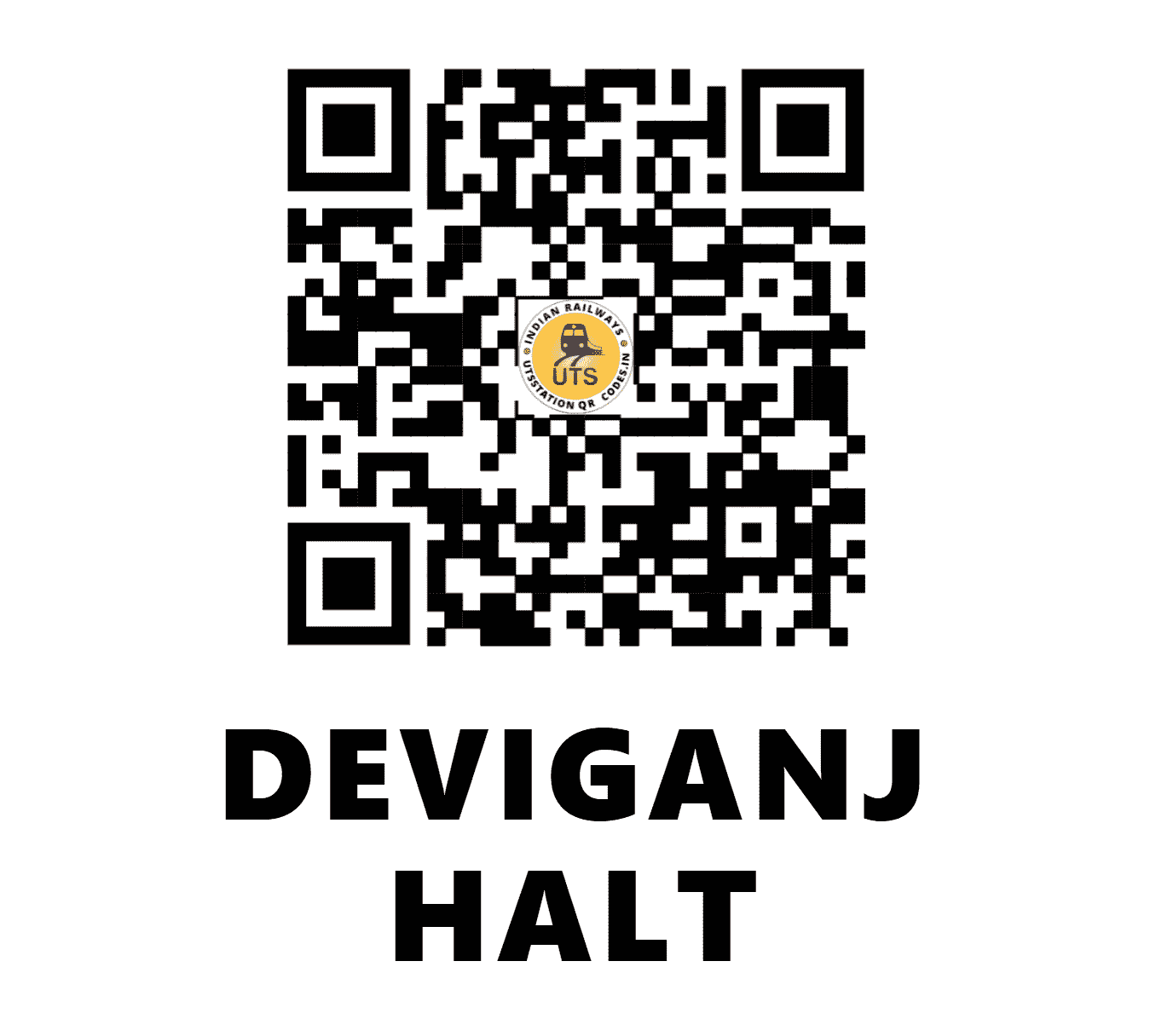 UTS QR Code for DEVIGANJ HALT - DGZ (EC - BIHAR)