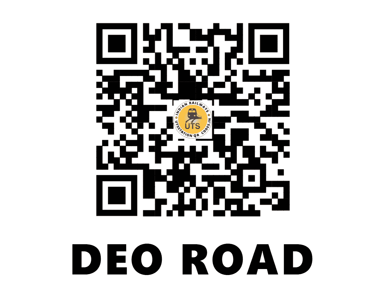 UTS QR Code for DEO ROAD - DORD (EC - BIHAR)