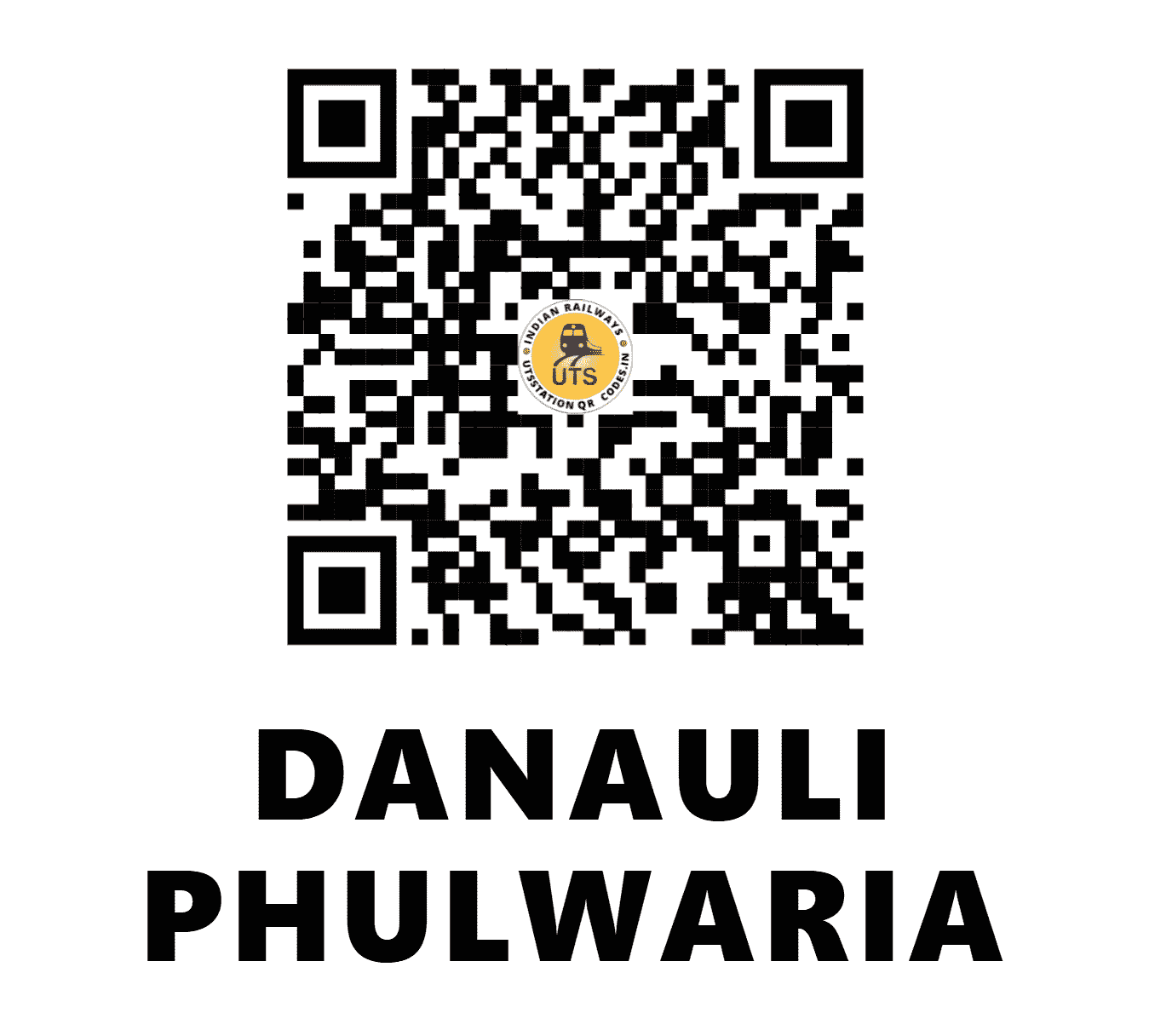 UTS QR Code for DANAULI PHULWARIA - DPL (EC - BIHAR)