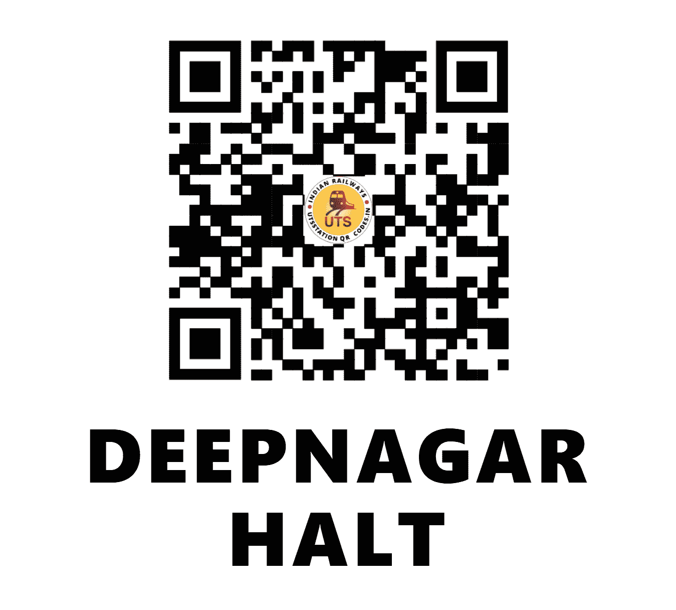 UTS QR Code for DEEPNAGAR HALT - DPNR (EC - BIHAR)