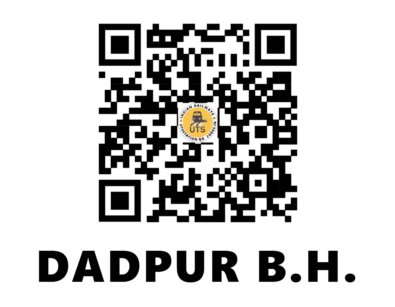 UTS QR Code for DADPUR B.H. - DPX (EC - BIHAR)