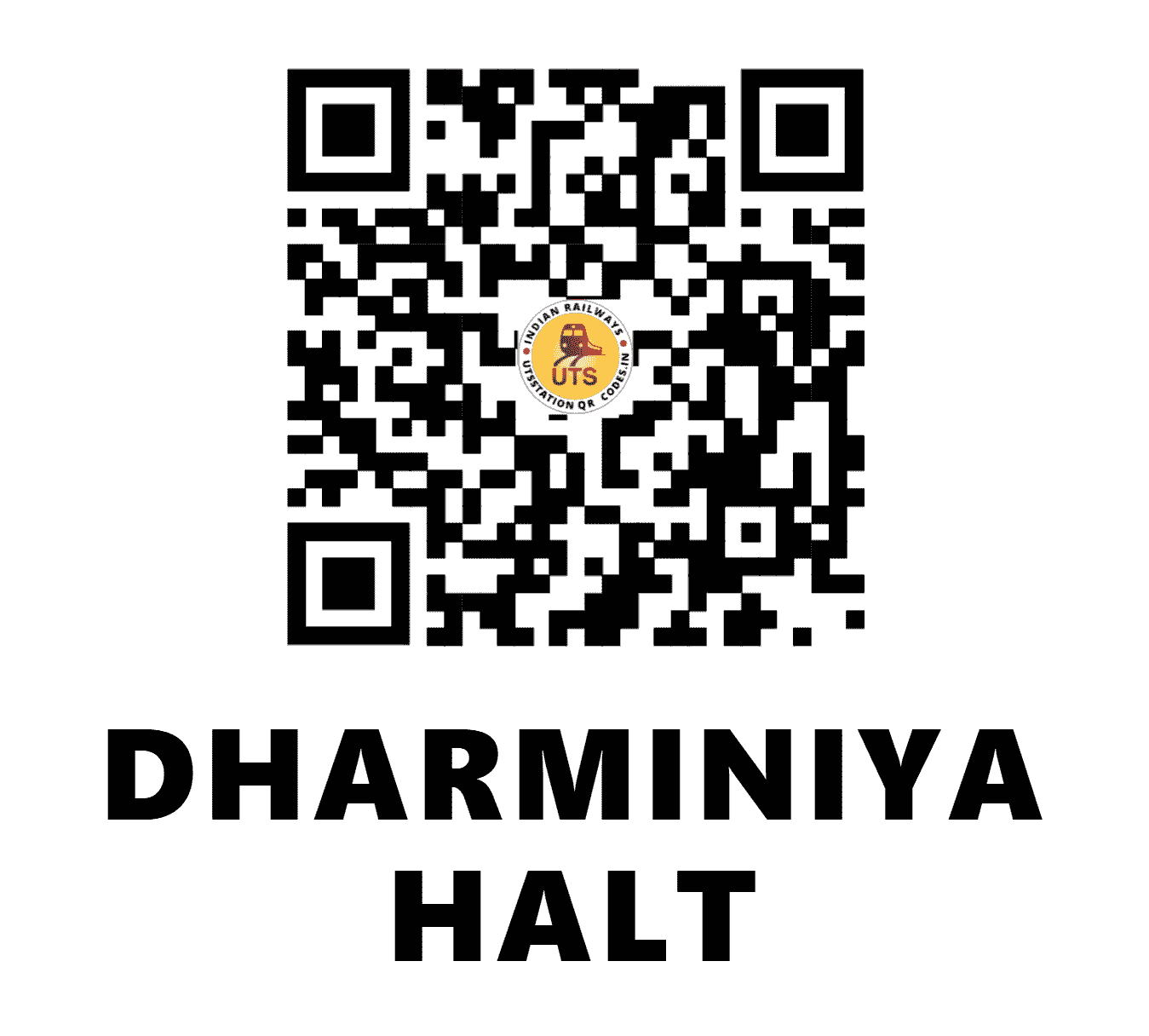 UTS QR Code for DHARMINIYA HALT - DRQ (EC - BIHAR)