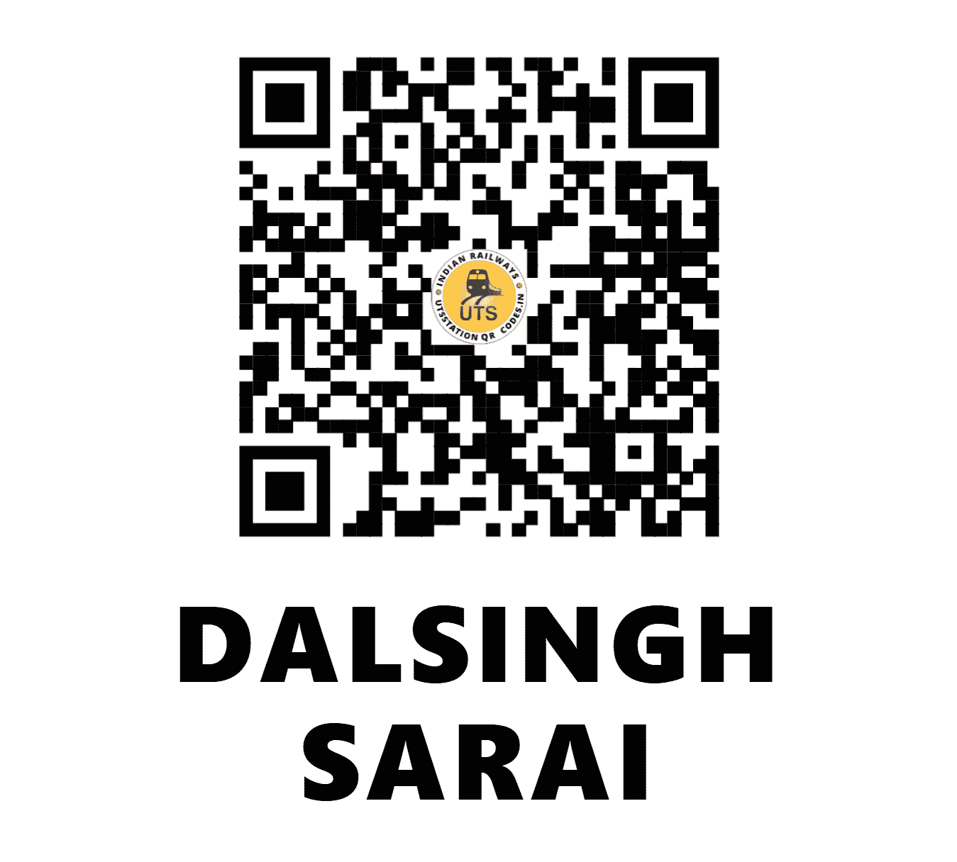 UTS QR Code for DALSINGH SARAI - DSS (EC - BIHAR)