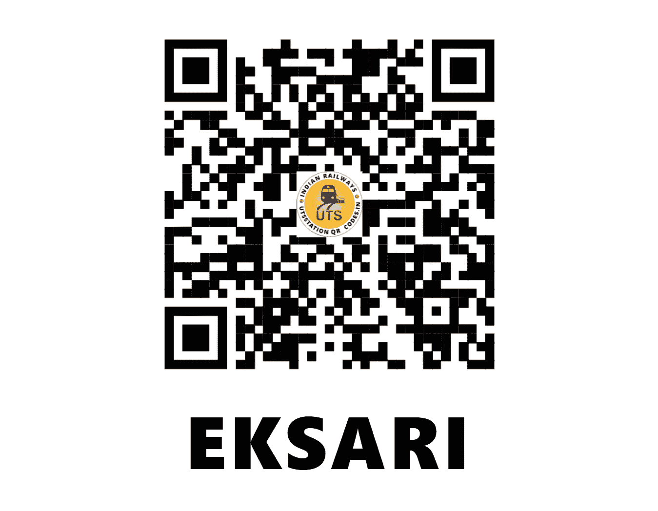 UTS QR Code for EKSARI - EKH (EC - BIHAR)