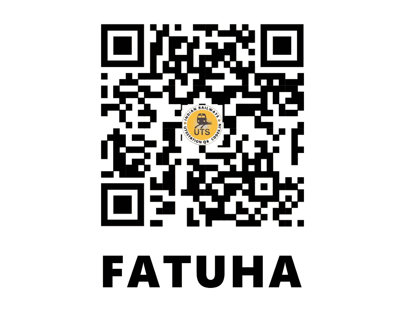 UTS QR Code for FATUHA - FUT (EC - BIHAR)