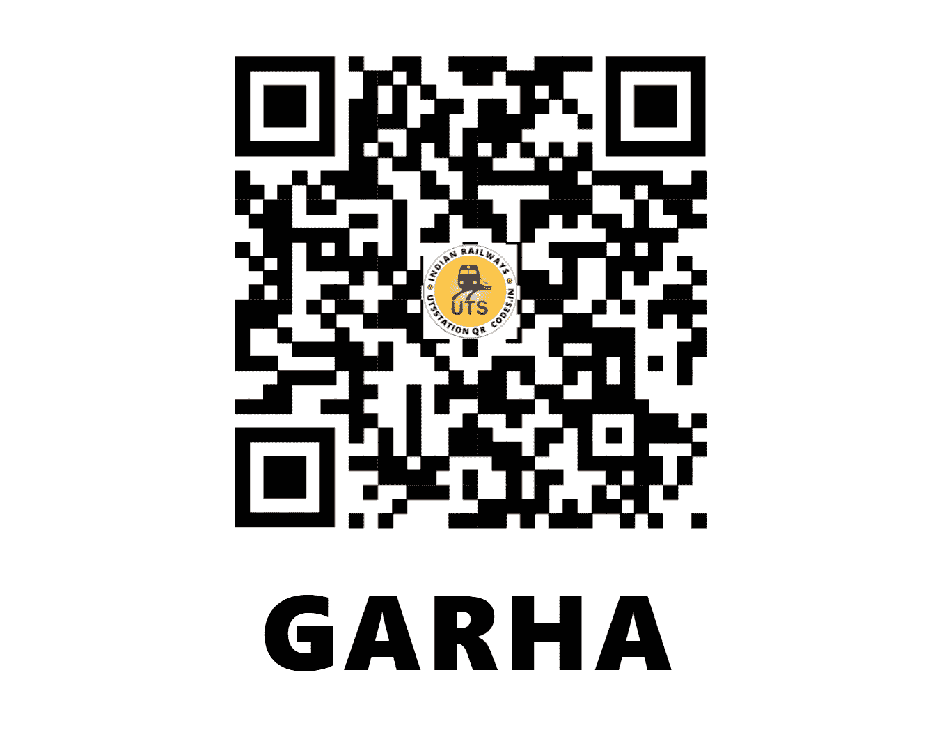 UTS QR Code for GARHA - GARA (EC - BIHAR)